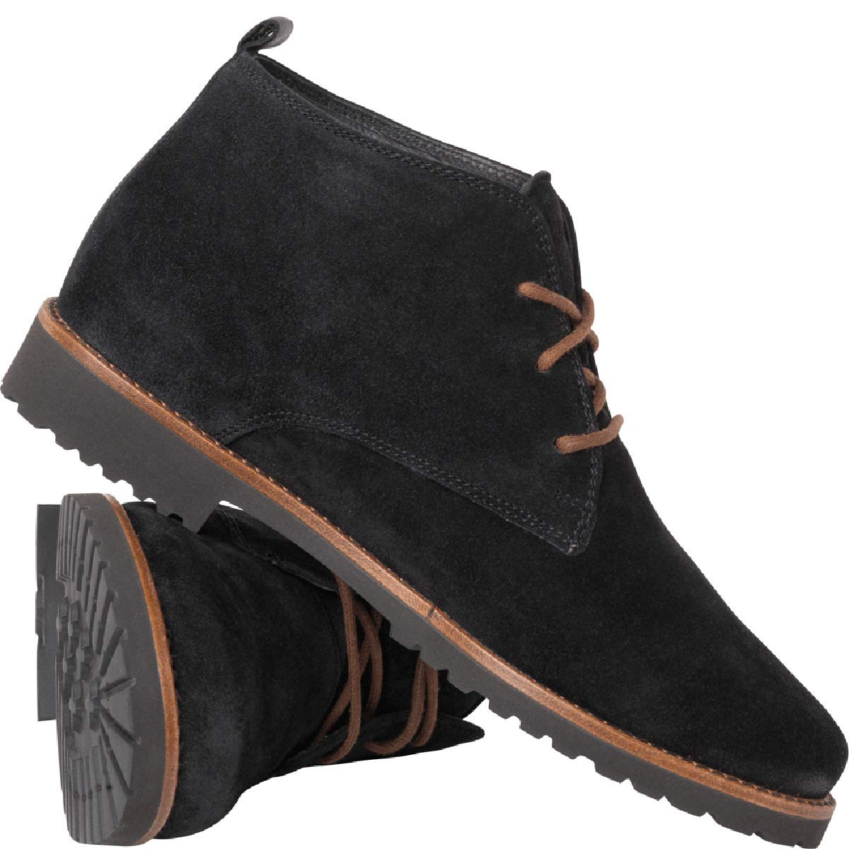Women's Black Ankle Boots Size 7.5 - Comfortable & Stylish Winter Boots for Casual Outfits, Office Wear & Night Out