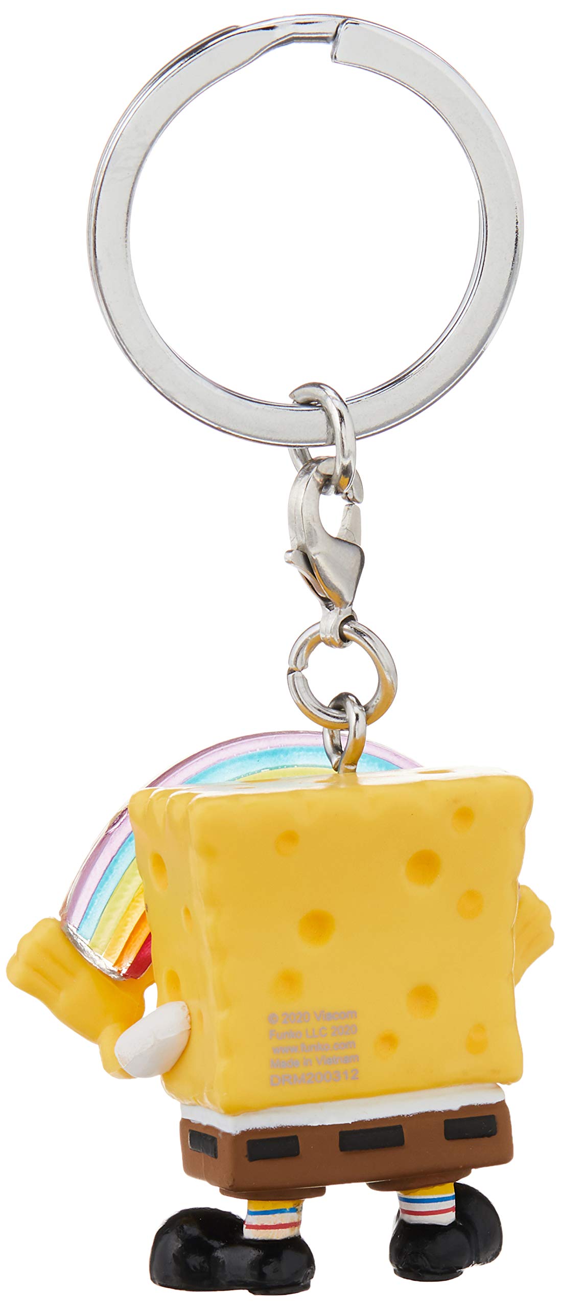 Funko Pop! Spongebob Squarepants Keychain - Rainbow Pocket Pop Special Edition Collectible for Backpacks, Keys & Gifts | Cartoon Character Accessories for Fans & Decor