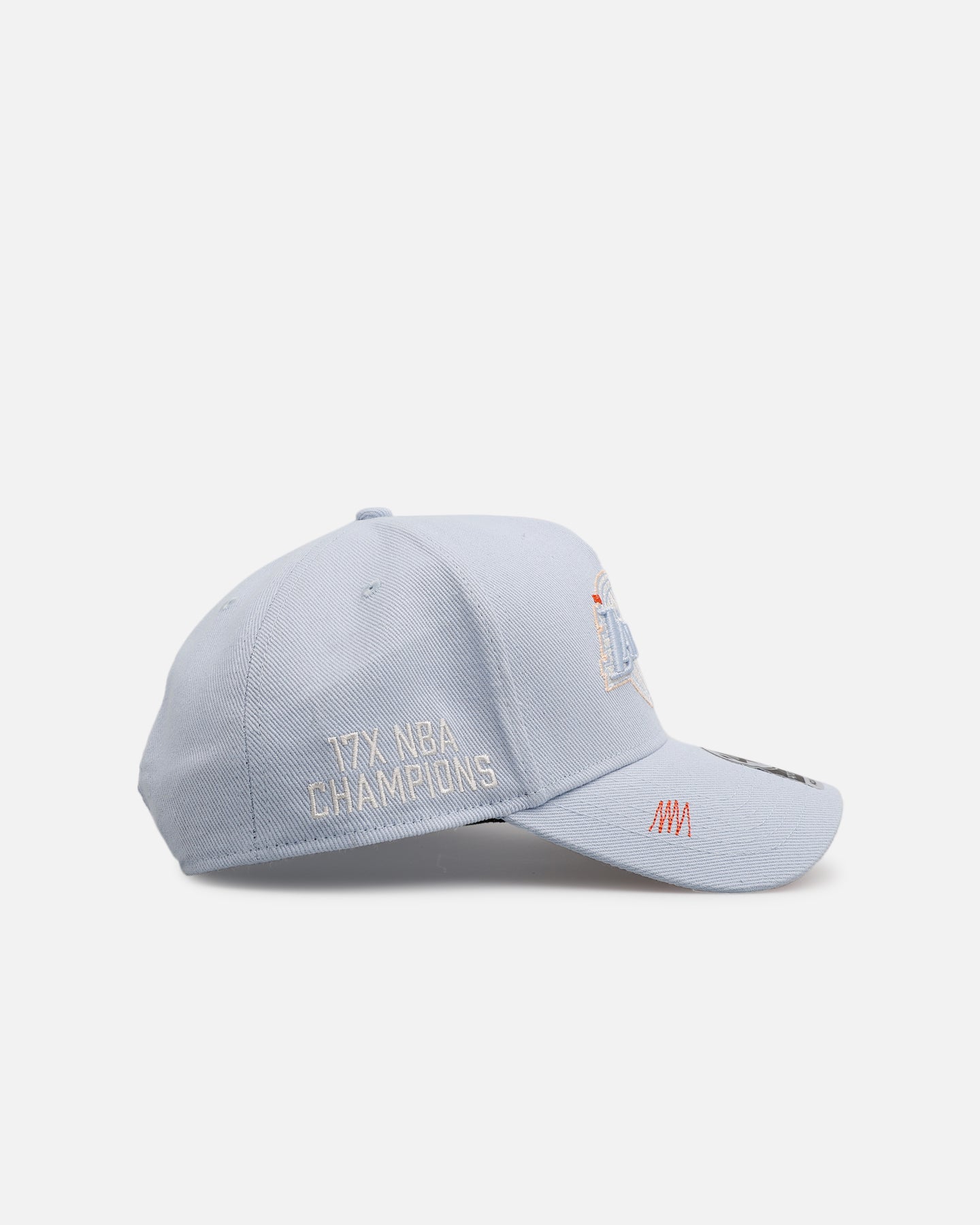 47 Brand Los Angeles Lakers 'Overstitch' 47 Offside Snapback Hat - Light Blue NBA Adjustable Baseball Cap for Men & Women - Perfect for Basketball Games, Streetwear Fashion & Sports Fans