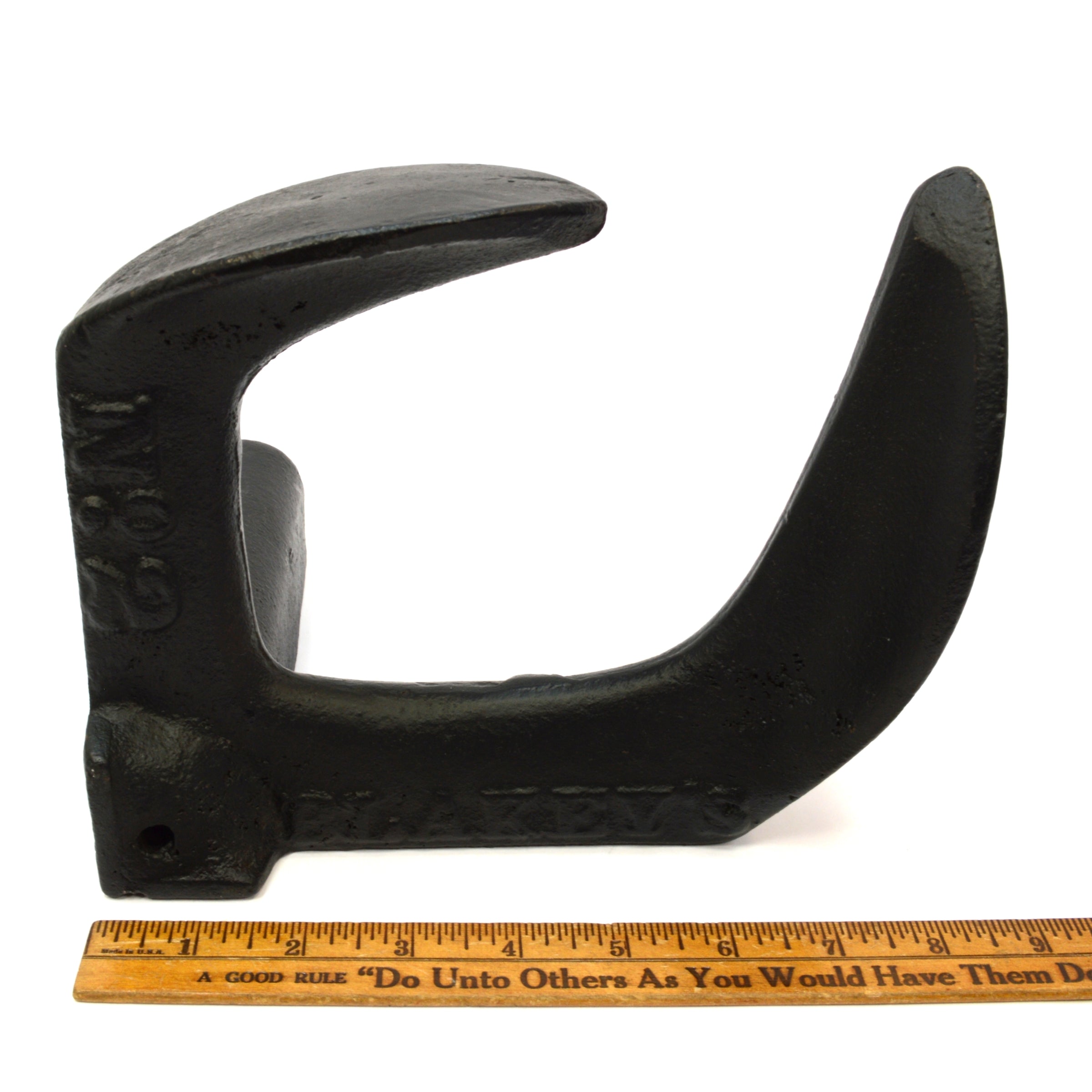 Vintage Antique Cast Iron Cobbler's Shoe Last - Blakey's Paragon No. 2 Shoemaker Anvil from 1884 | Perfect for Shoe Repair, Leather Crafting & Historical Display