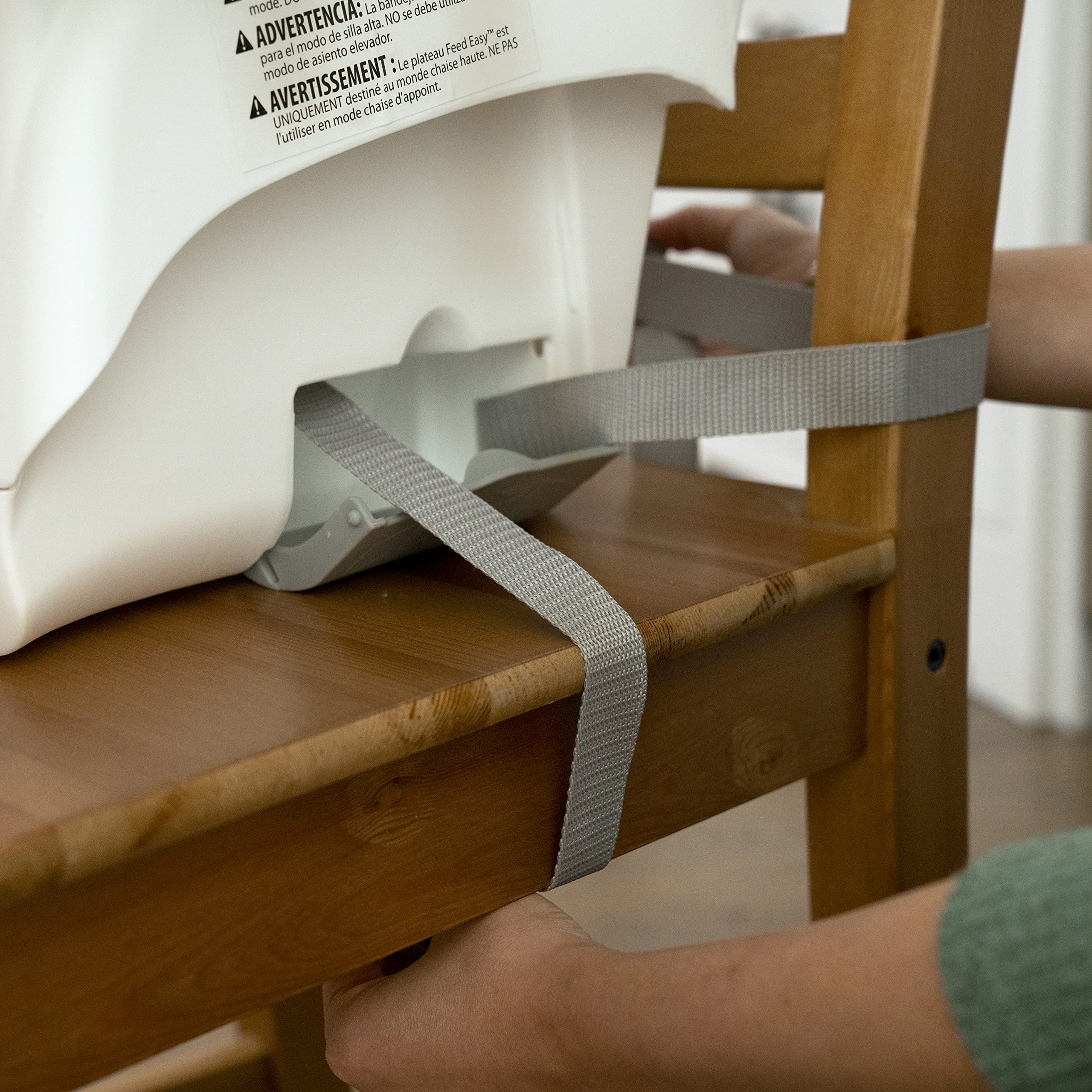 Ingenuity Full Course SmartClean 6-in-1 High Chair with EVA Foam Seat, 5-Point Safety Harness & 2 Dishwasher-Safe Trays - Slate Gray - Perfect for Babies & Toddlers at Mealtime
