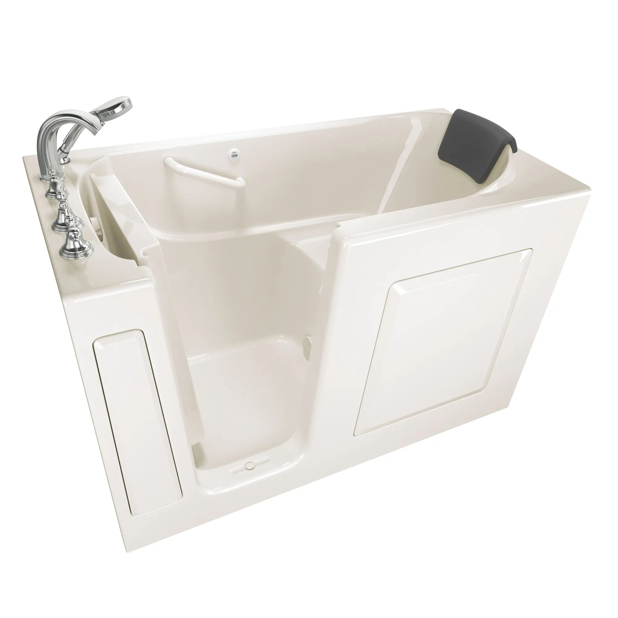 Premium 30 x 60 Inch Gelcoat Walk-In Bathtub with Soaker System - Left Hand Drain & Faucet - Ideal for Elderly & Mobility Assistance, Spa-Like Relaxation at Home