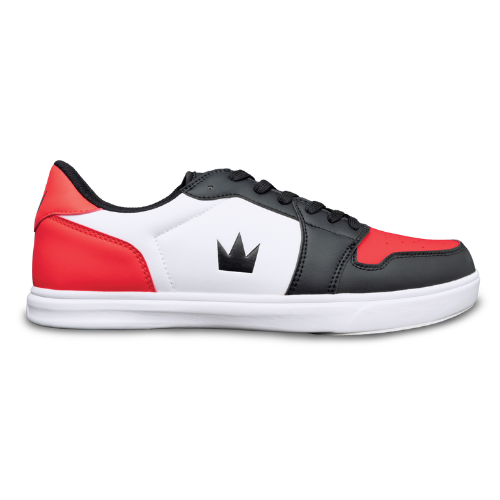 Brunswick Men's Fanatic Black/Red Bowling Shoes - Lightweight & Comfortable for League Play & Tournaments