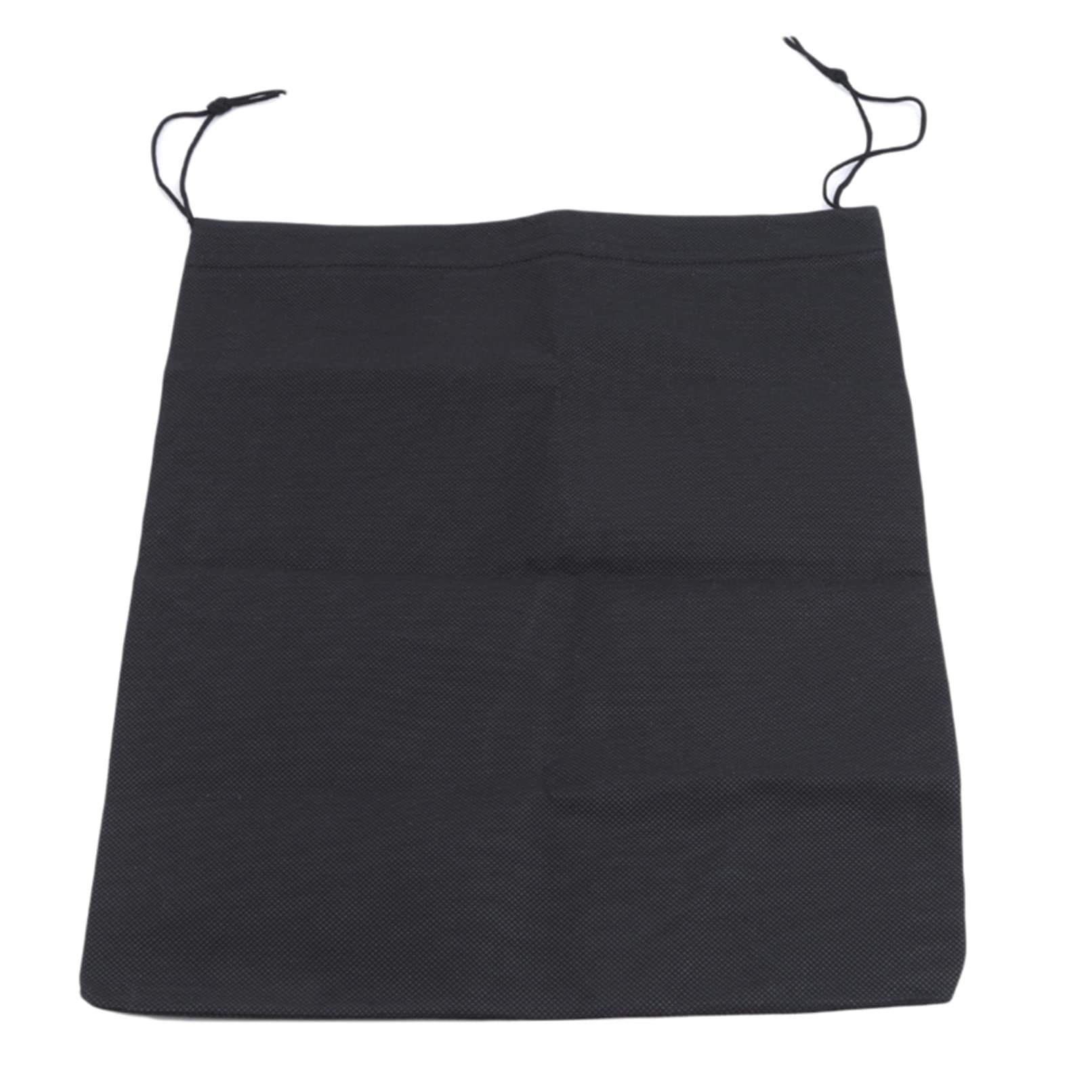 Sevenfly Dustproof Double Drawstring Storage Bags - Black Non-Woven Fabric Shoe Covers & Cloth Pouches for Travel, Home Organization & Shoe Protection