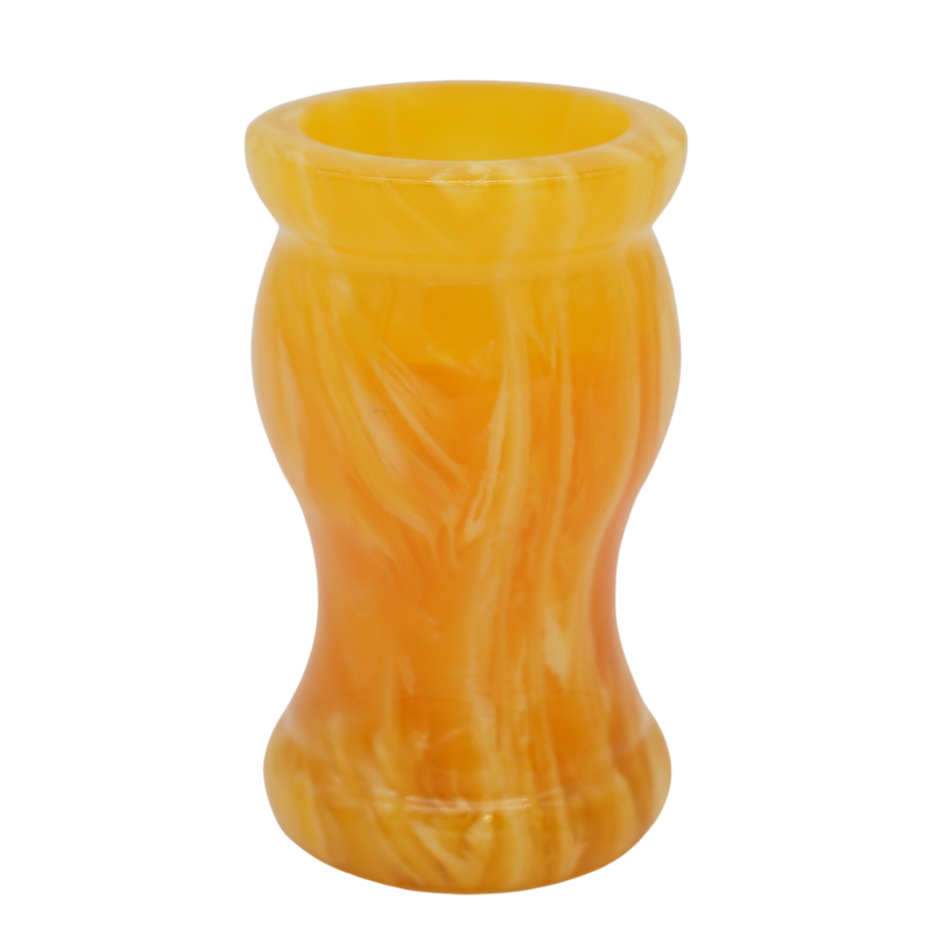 Premium Amber Handmade Shaving Brush Handle - Fits 24mm & 26mm Knots - Perfect for Wet Shaving & Grooming Gifts
