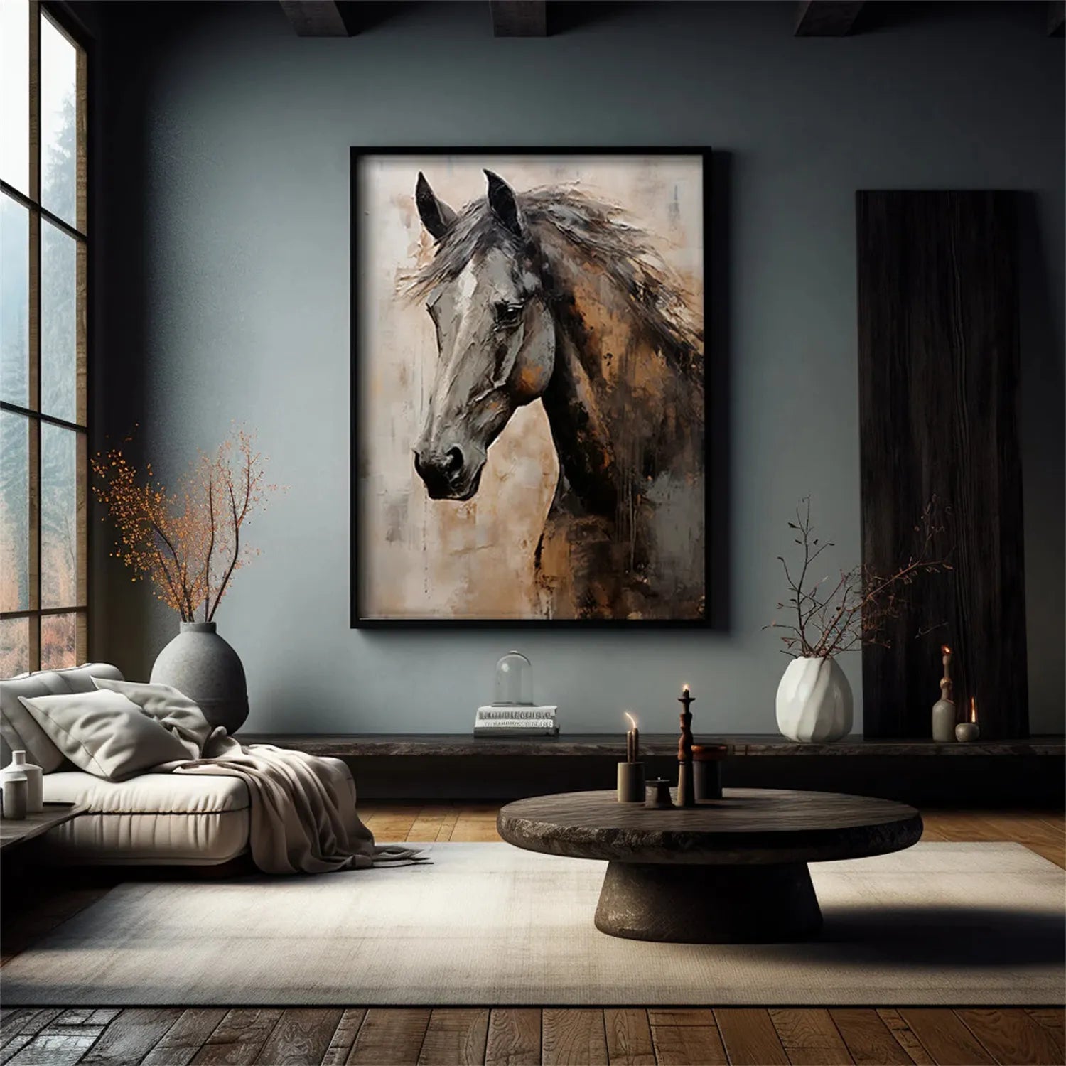 Animal Art Painting #AP052 - Handmade Canvas Wall Decor for Living Room, Bedroom & Office - Perfect Gift for Pet Lovers & Home Decor