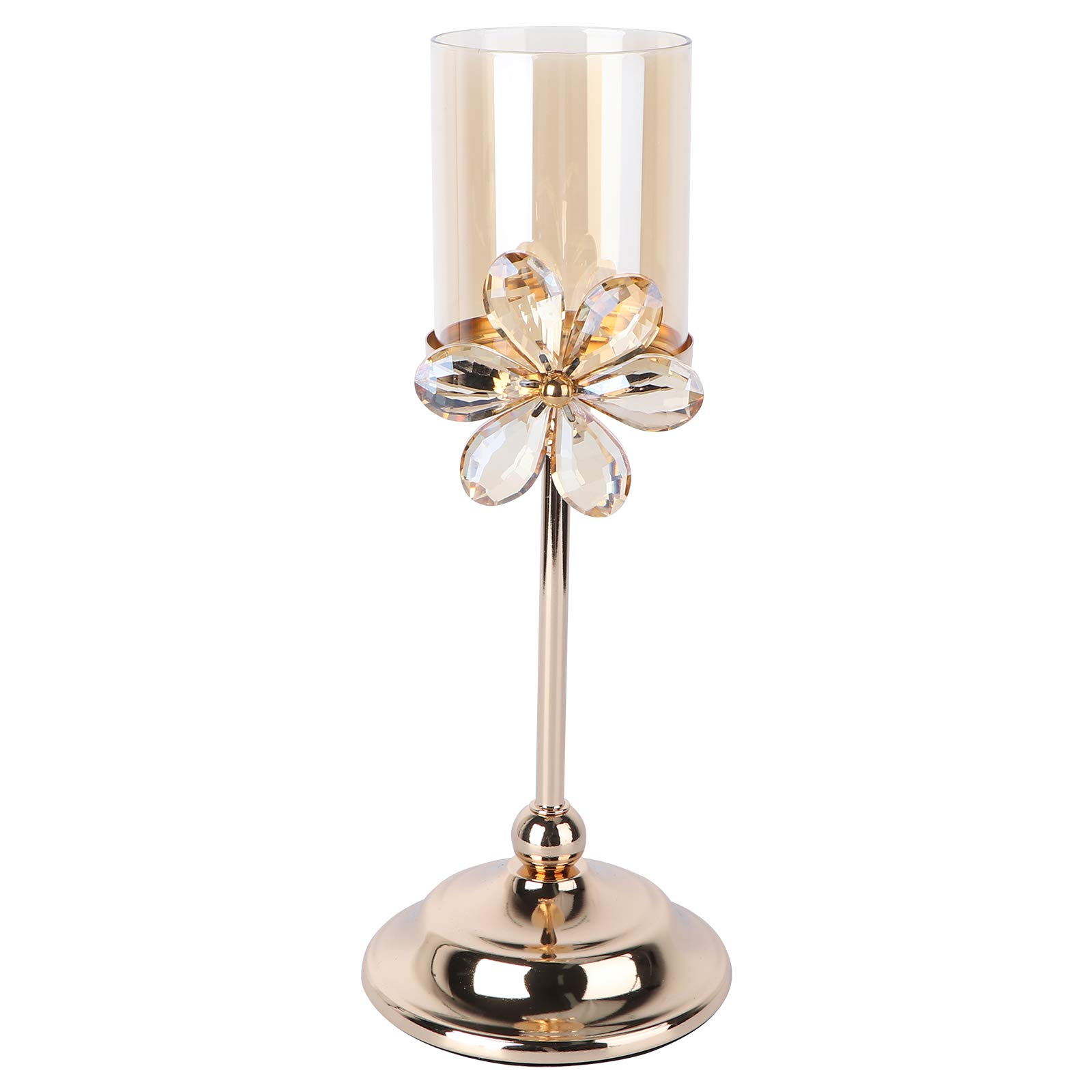 1PC European Style Golden Candle Holder - Elegant Luxury Candle Stand for Wedding, Banquet, Party & Home Decor - Perfect for Romantic Dinners, Anniversary Celebrations and Holiday Centerpieces