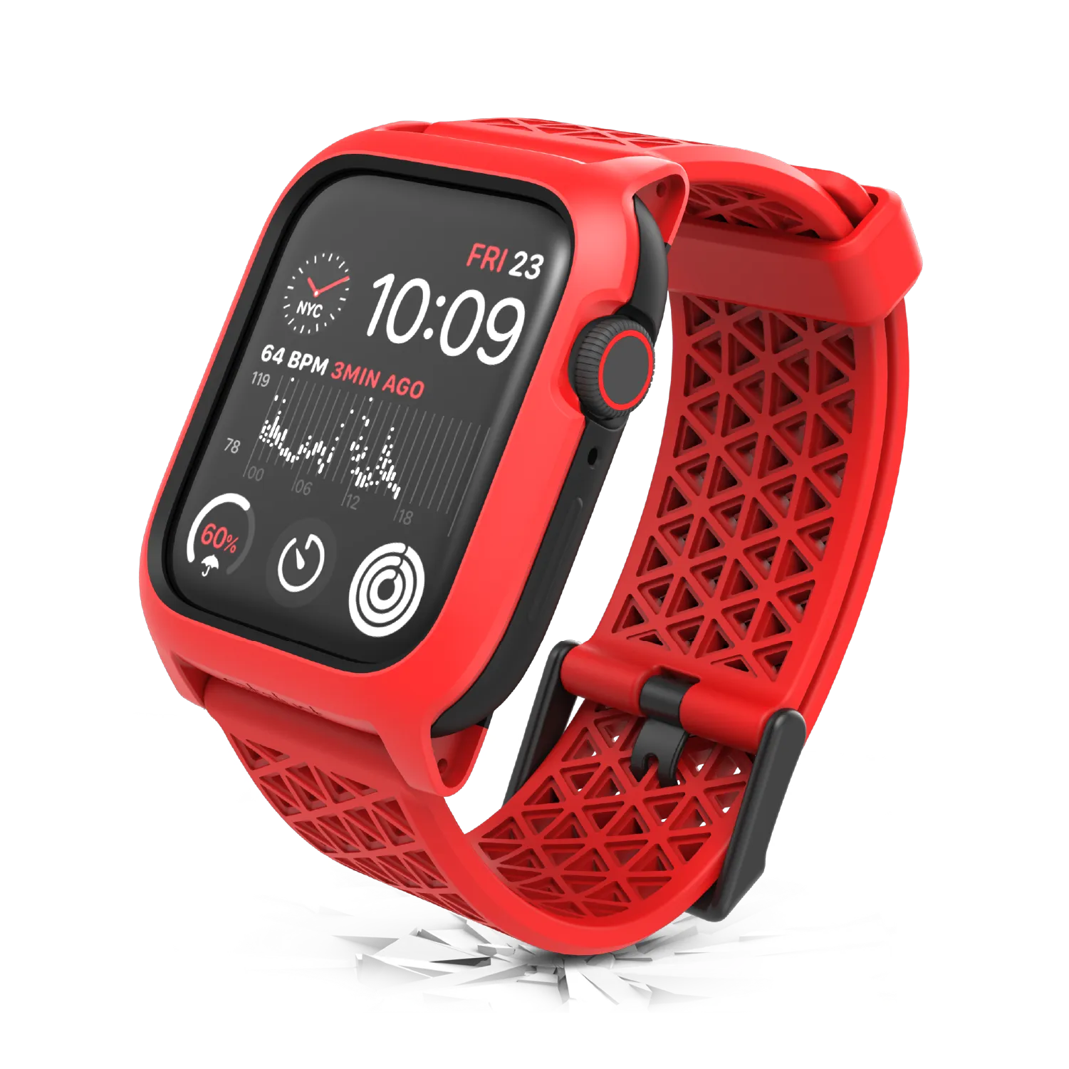 Rugged Protective Case with Band for Apple Watch Series 6/5/4/SE (44mm) - Durable Cover for Outdoor Sports & Active Lifestyle
