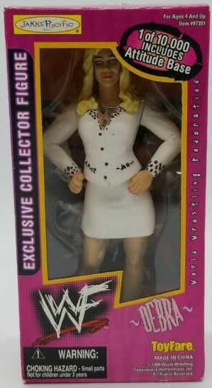 WWF Jakks Pacific Debra ToyFare Mailaway Exclusive Action Figure - 2000 Limited Edition Collectible for Wrestling Fans & Toy Collectors - Perfect for Display, Play, and Nostalgic Gift Giving