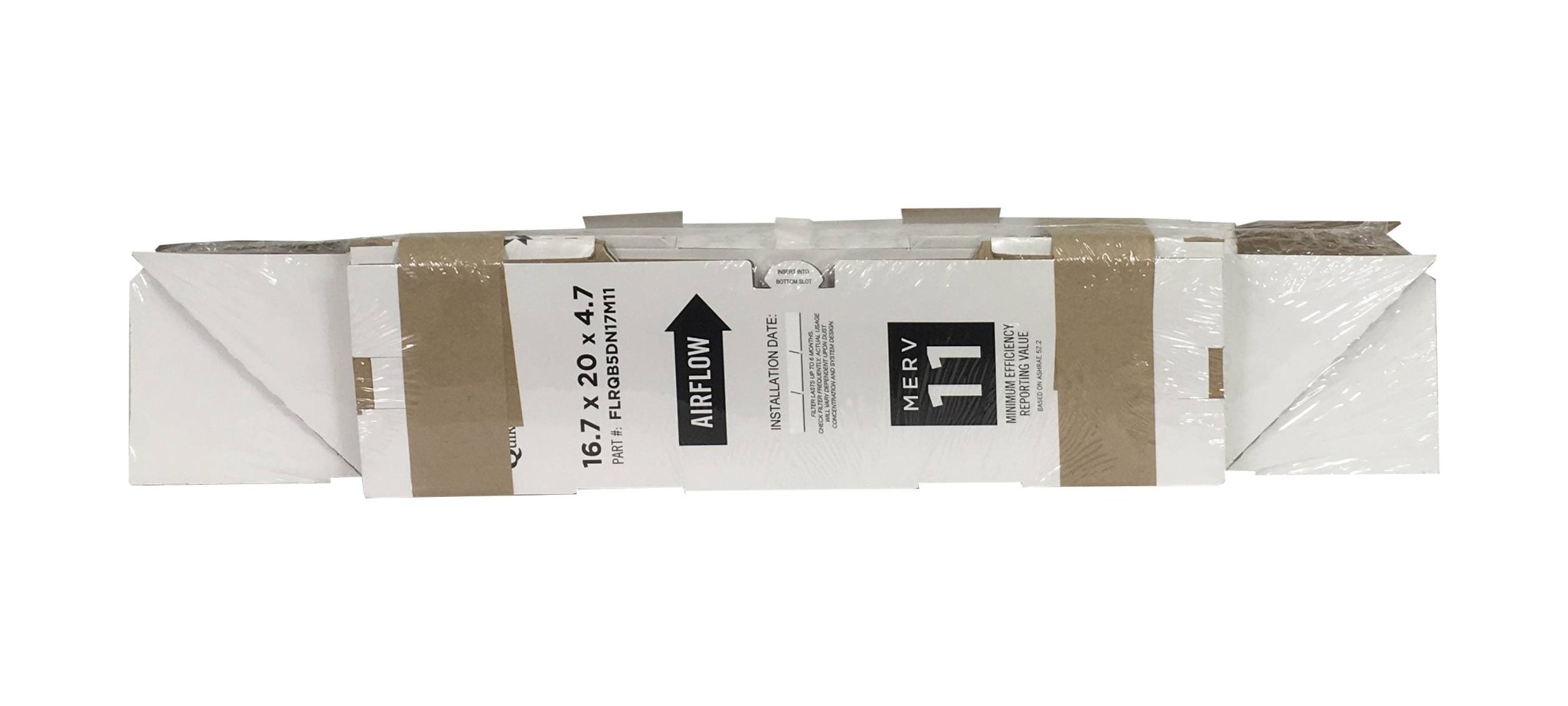 Trane FLRQB5DN17M11 16.7x20x4.7 MERV 11 QuikBox Replacement Air Filter 2 Pack - Perfect for HVAC Systems, Furnaces, and Air Purifiers