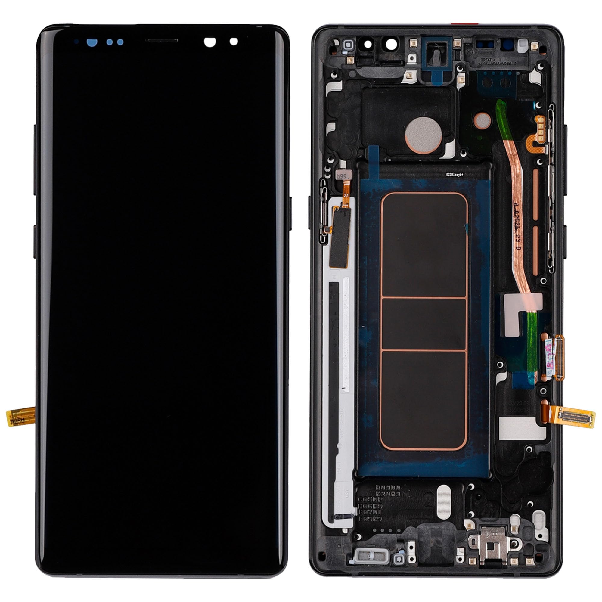 Samsung Galaxy Note 8 N950A/N950F LCD Touch Screen Digitizer Assembly with OLED Display - Fingerprint Compatible & Frame Included | Premium Repair Tools Kit for DIY Screen Replacement | Perfect for Cracked Display Fix, Phone Repair Shops & Tech Enthusiasts