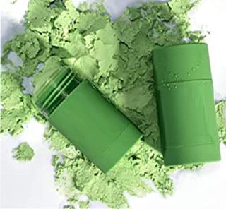 Green Stick Mask - Purifying & Detoxifying Stick Mask for Clear Skin | Perfect for Travel, Gym & On-the-Go Skincare