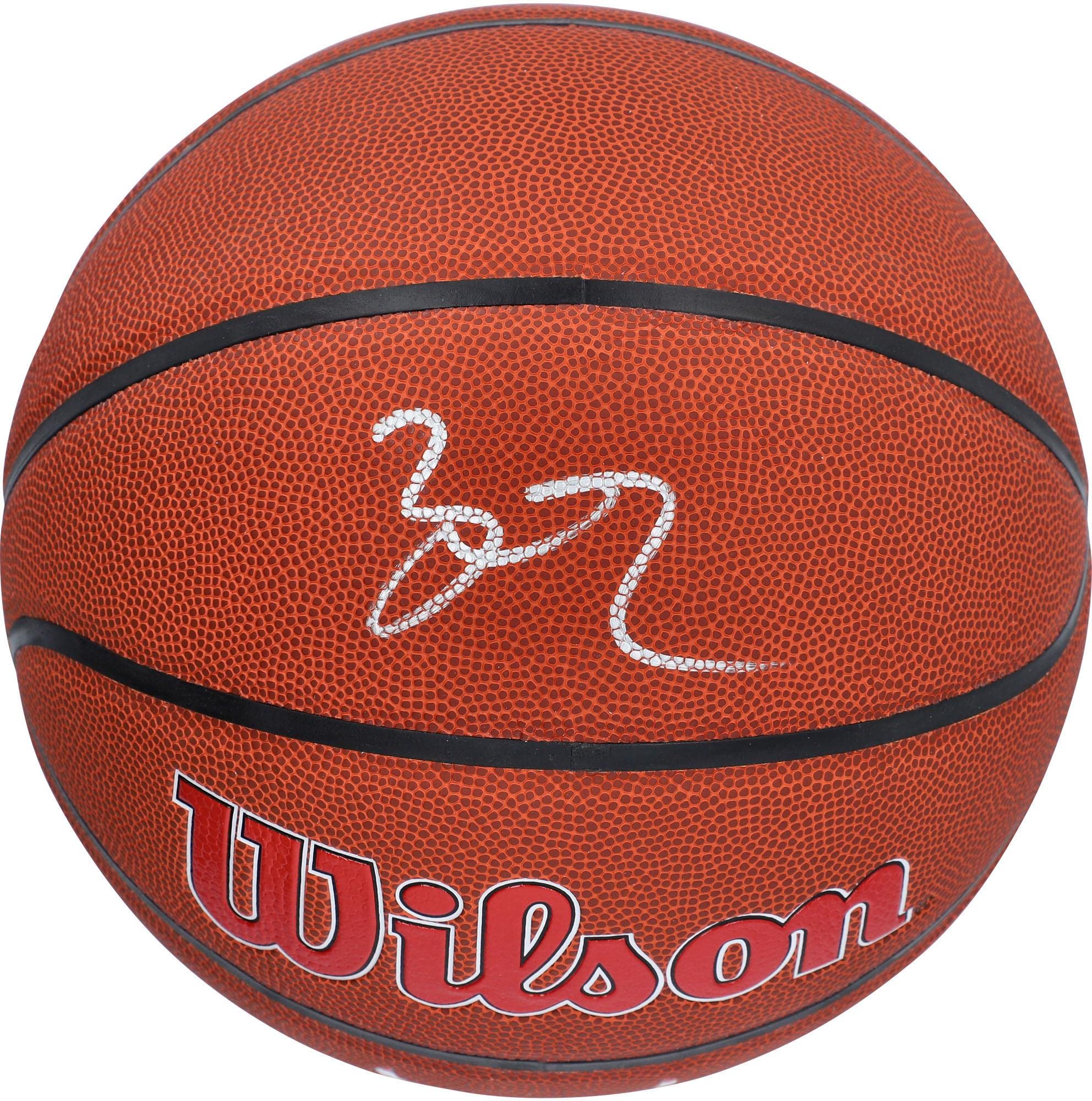 Lonzo Ball Chicago Bulls Autographed Wilson Team Logo Basketball - Official NBA Collectible for Fans & Memorabilia - Perfect for Sports Enthusiasts, Game Room Decor, and Gift Giving