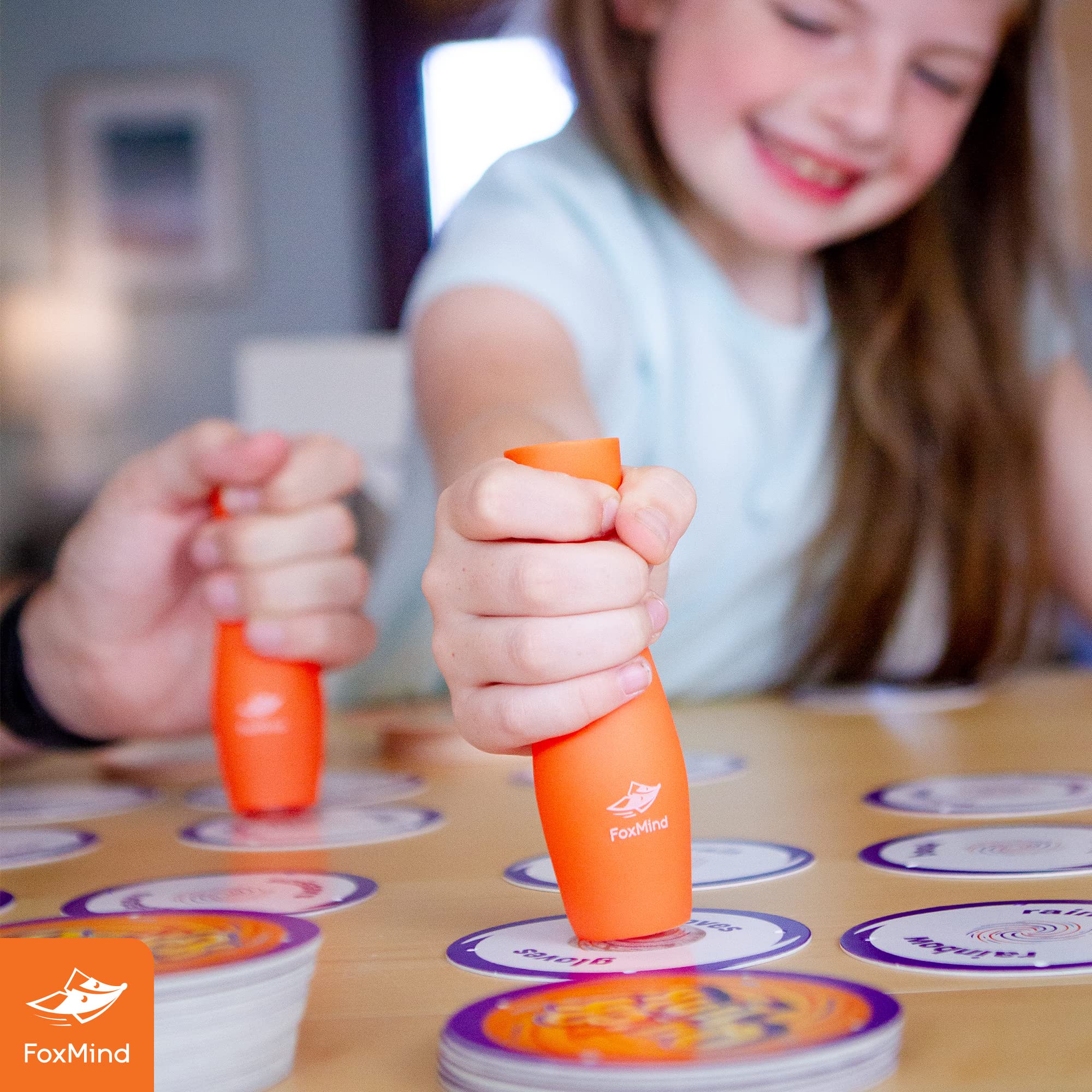 FoxMind Quick Link Word Game - Fun & Fast-Paced Family Party Board Game for Adults & Kids | Perfect for Game Nights, Travel, and Classroom Learning Activities