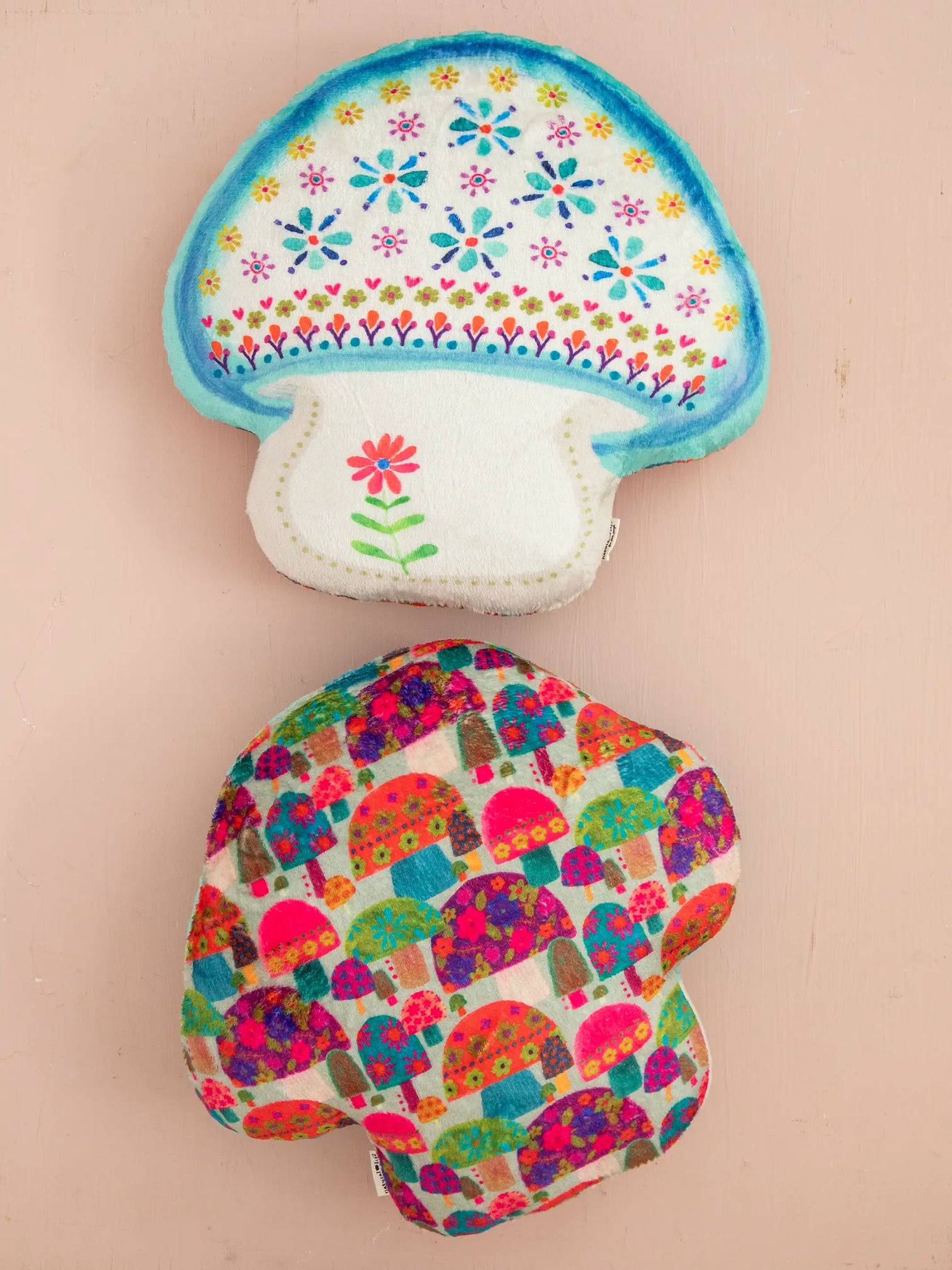 Soft Cream Mushroom Pillow for Sleeping - Comfortable & Supportive Bed Pillow for Adults, Kids, Home & Travel Use