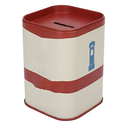 Professional Barber Cutter Disposal Box with Detachable Iron Cover - Large Capacity Sharps Container for Safe Razor & Blade Storage (Red) | Ideal for Salon, Barbershop & Home Haircut Safety