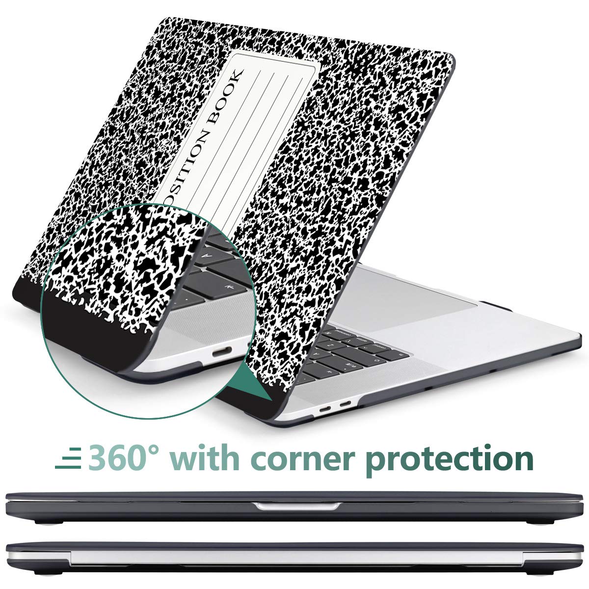 Durable Hard Plastic Case for MacBook Pro 16 inch (2019-2020 Model A2141) - Slim Protective Shell Cover Compatible with Retina Display & Touch Bar (Includes Touch ID) - Perfect for School, Office, Travel & Everyday Use