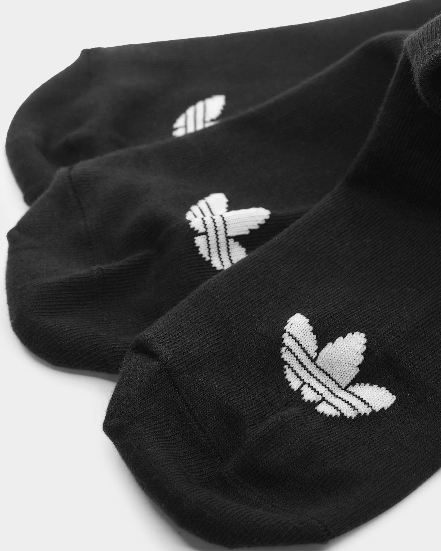 Adidas Trefoil Liner Socks 3-Pack - Black/White Athletic Socks for Running, Hiking & Casual Wear - Moisture-Wicking & Comfortable Crew Socks
