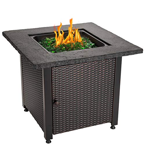 Wicker-Green Fireglass