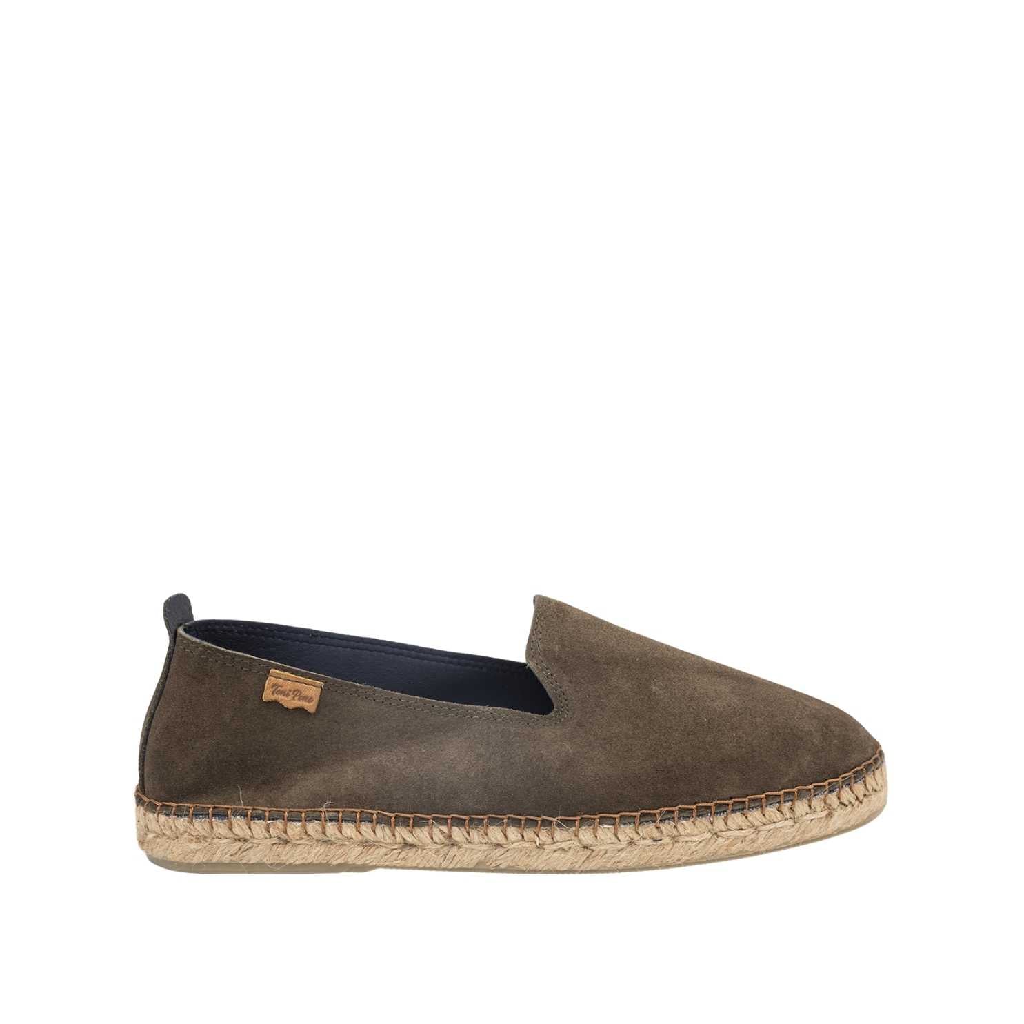 Men's Plain Suede Leather Espadrilles - Comfortable Casual Summer Shoes for Beach, Walking & Outdoor Activities