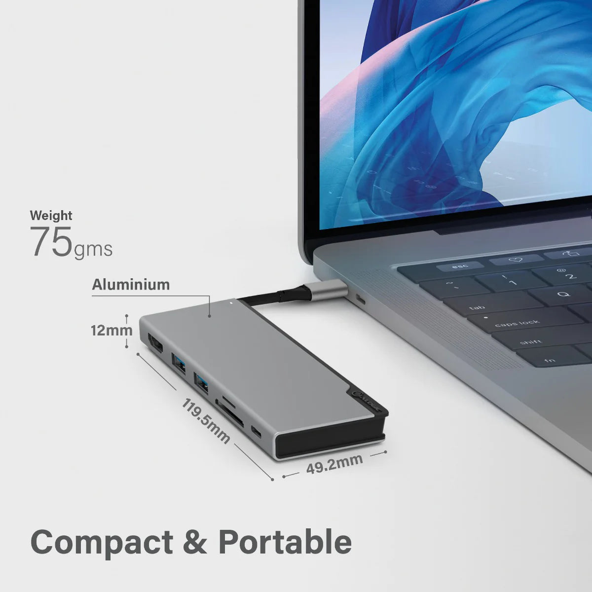 UNI USB C Dock with Power Delivery - Ultra Series | 4K HDMI, Ethernet, USB Ports for MacBook Pro, Dell XPS, HP Laptop | Home Office & Gaming Setup