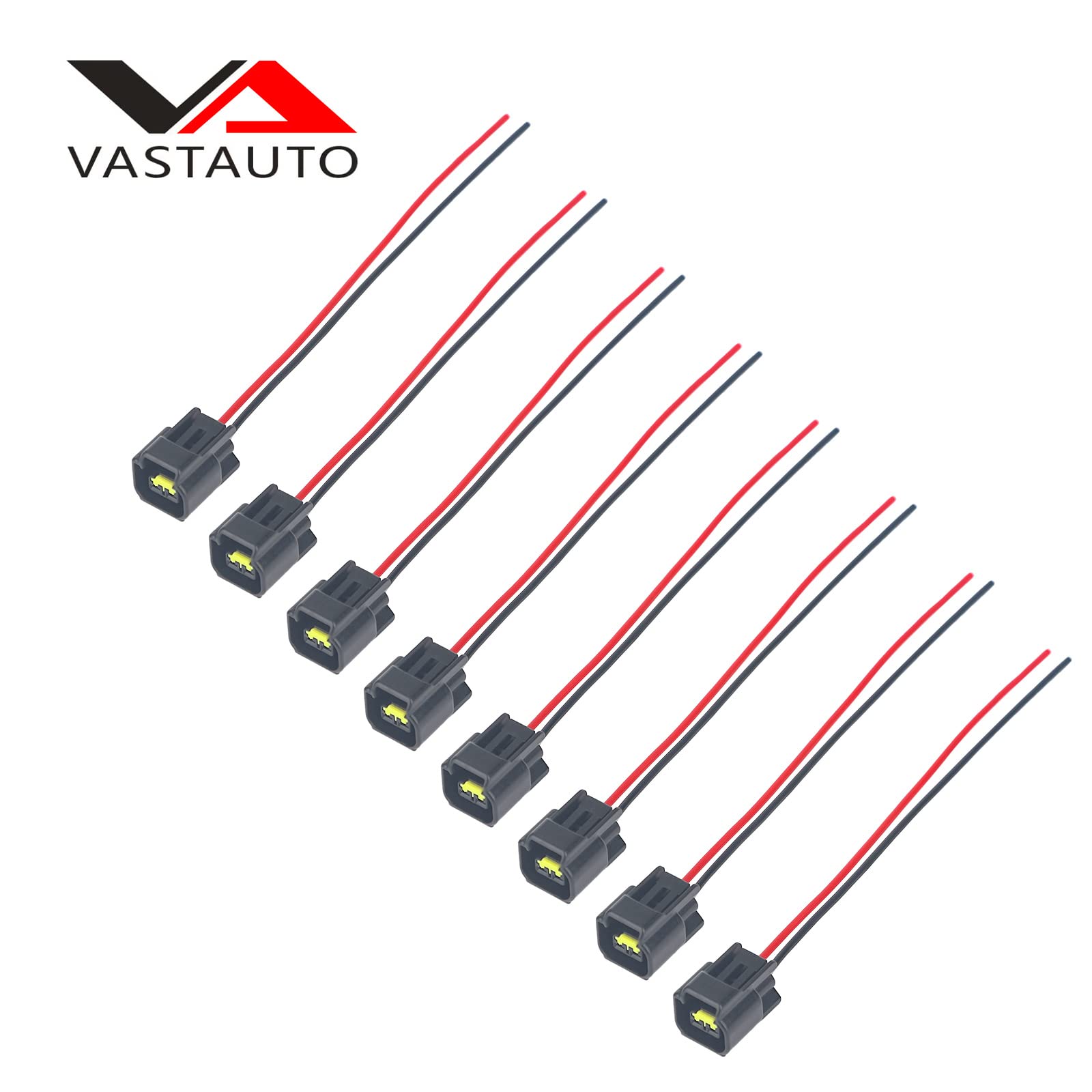 8Pcs Ignition Coil Connector Plug Wire Harness Pigtail - Compatible with Ford 4.6L 5.4L 6.8L F150 F250 F350 Super Duty Mustang Explorer Expedition Crown Victoria - Perfect for Engine Tune-ups & Electrical Repairs
