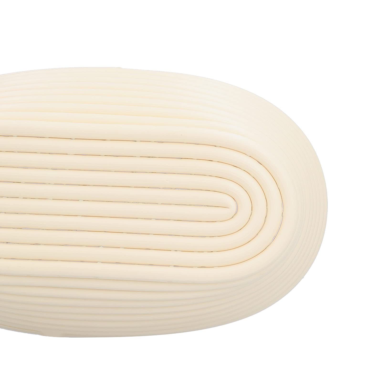 Premium Fermentation Basket for Bread Proofing - Easy to Clean, Washable Dough Bowl - Innovative Oval Shape Baking Mold for Home Kitchen & Professional Bakeries (25x15x8cm, Off-White) | Perfect for Sourdough, Artisan Bread & Pastry Making