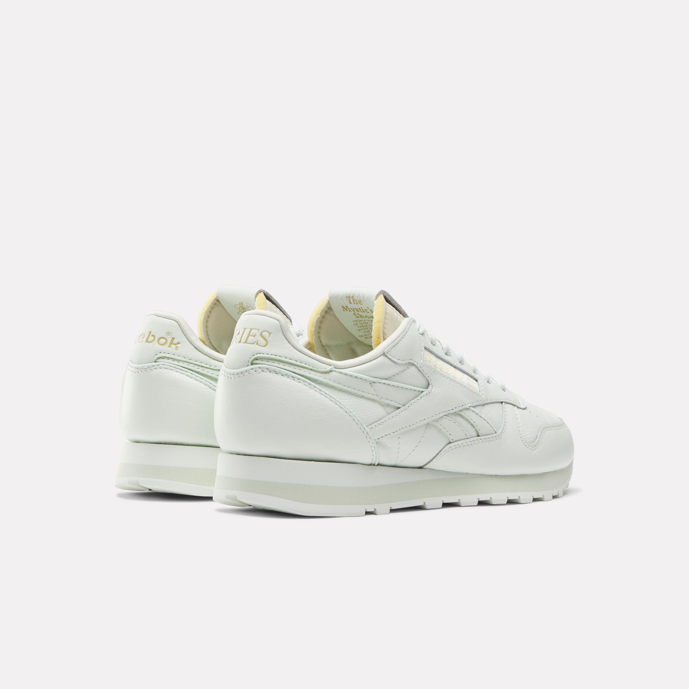 Reebok X Aries Classic Leather Sneakers - Opal Glow, Cool Sage & Storm Glow Colorways | Retro Running Shoes for Men & Women | Perfect for Casual Wear, Gym & Street Style