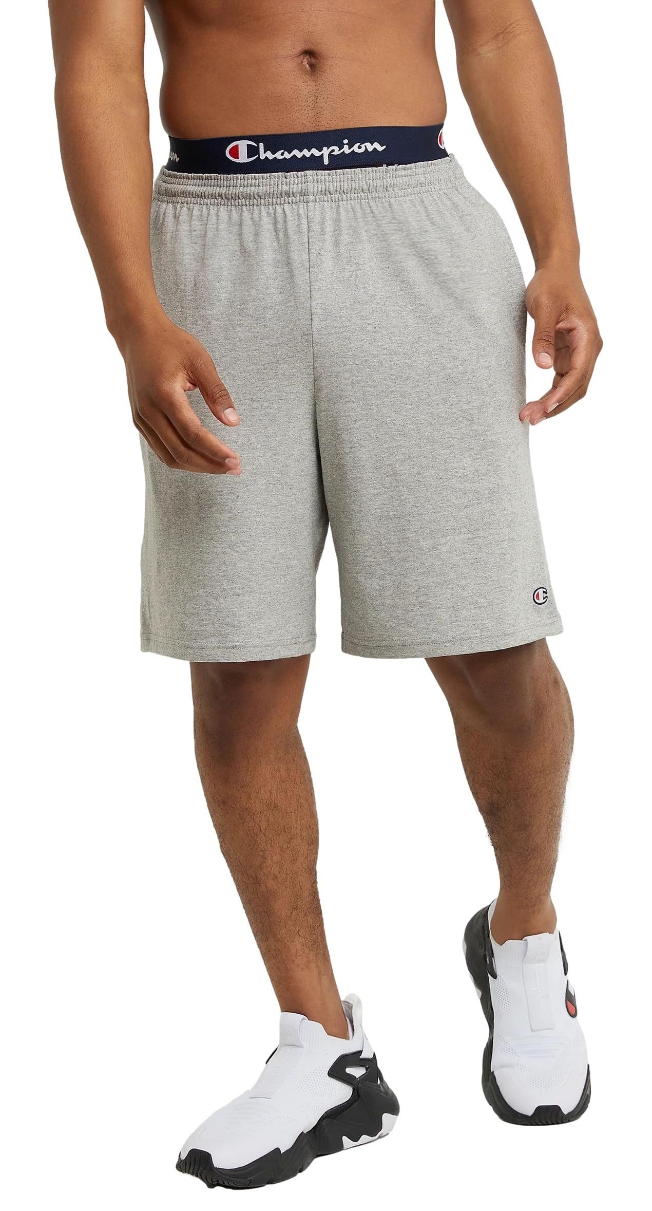Champion Men's 100% Cotton Jersey Gym Shorts - 7