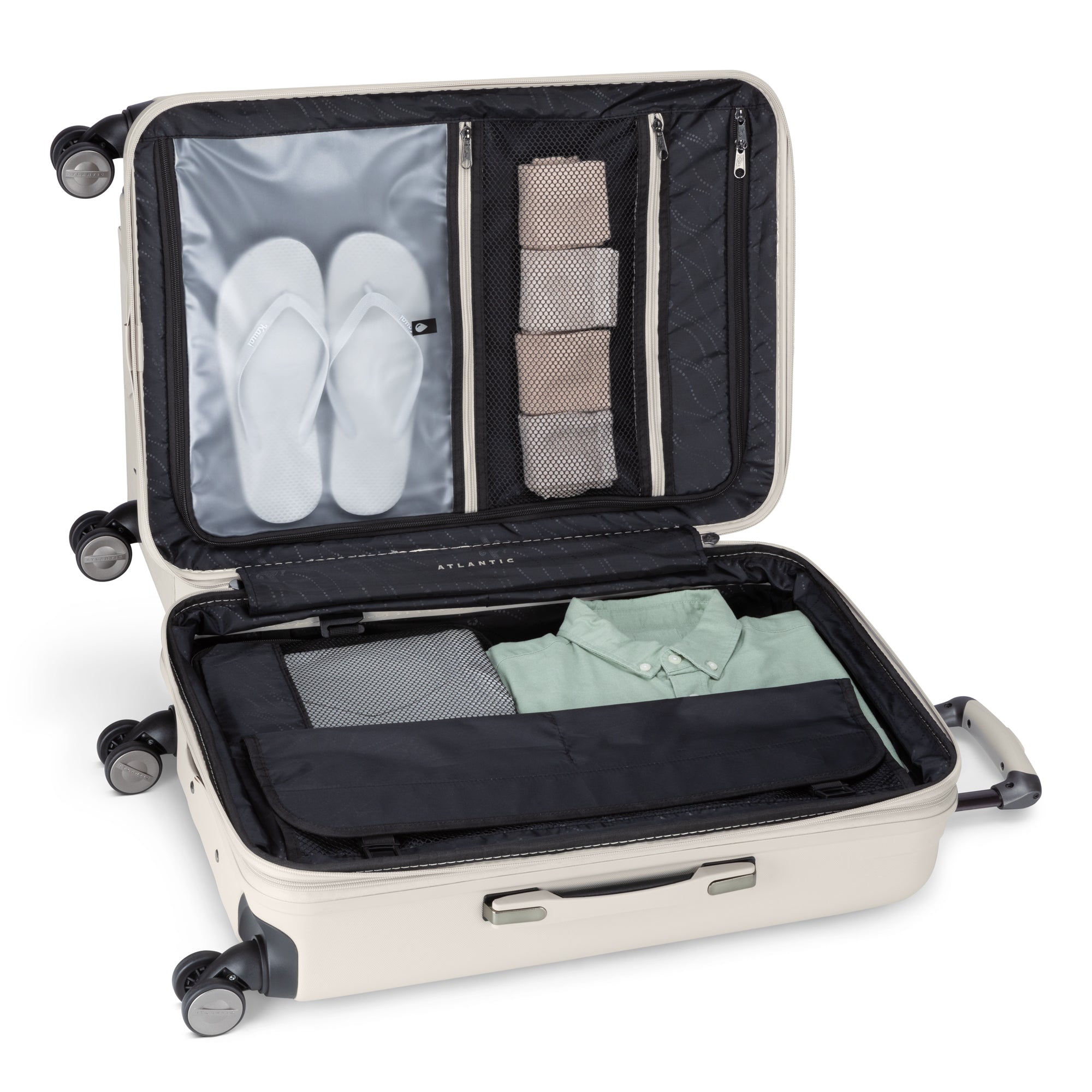 Atlantic Propeller 3 Piece Luggage Set - Lightweight Spinner Suitcase with TSA Lock, Durable Expandable Travel Luggage for Men & Women - Perfect for Air Travel, Business Trips & Family Vacations