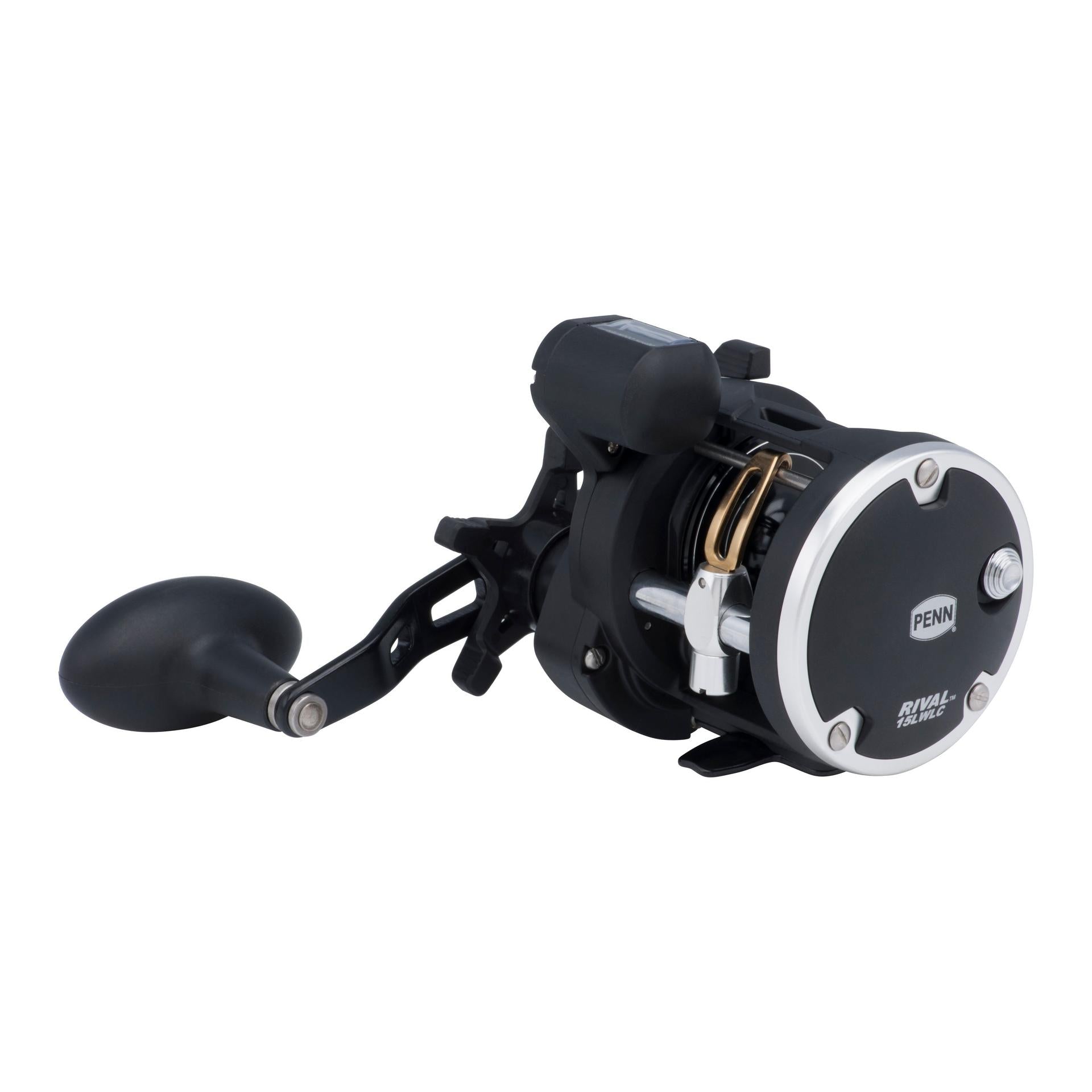 Rival™ Level Wind Conventional Fishing Reel - Smooth Casting & Retrieval for Freshwater & Saltwater Angling - Perfect for Bass, Trout, and Offshore Fishing