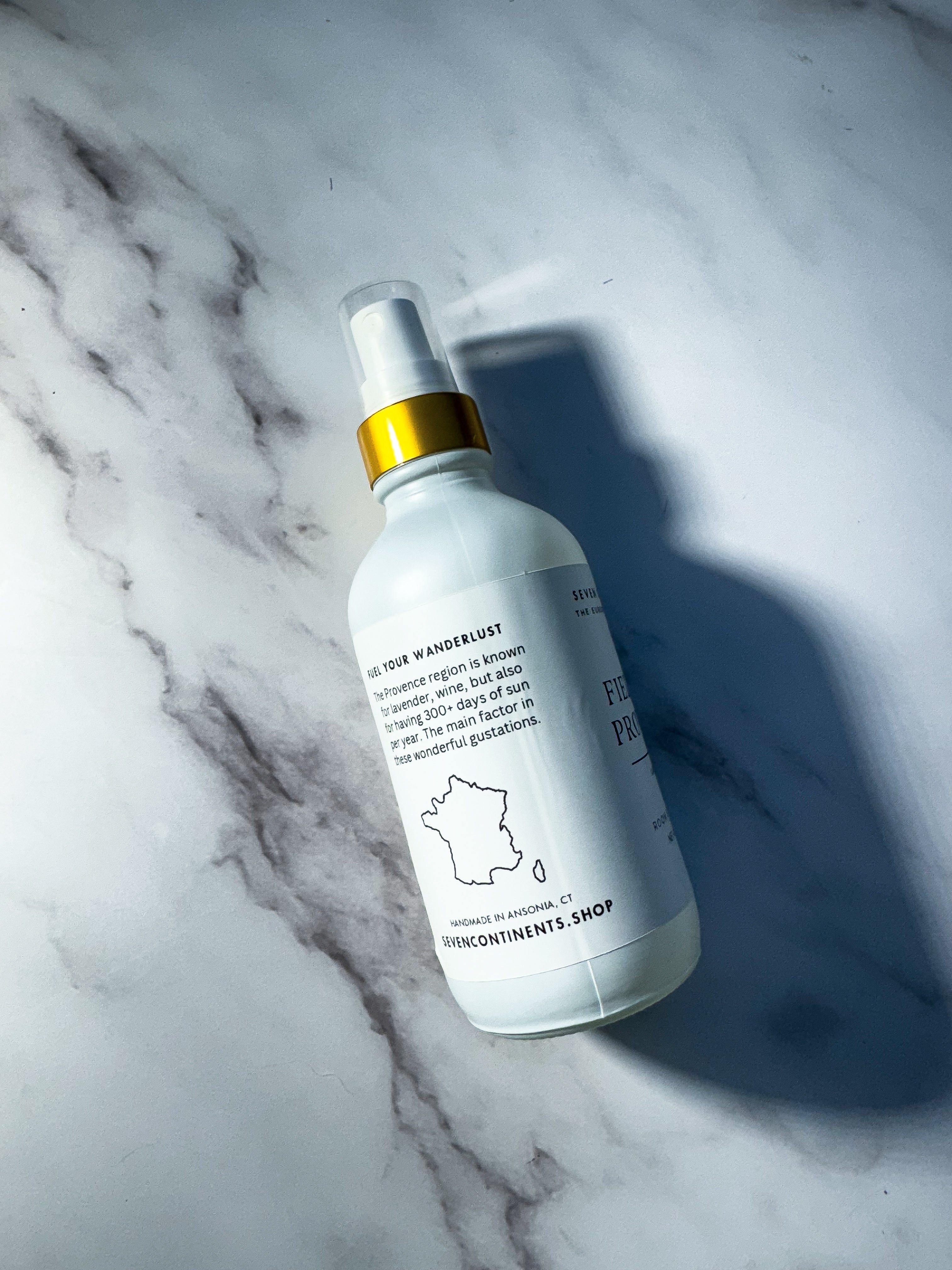 Fields of Provence Lavender Room & Linen Spray - Natural French Lavender Mist for Home, Bedding & Closet Freshener - Perfect for Relaxation, Aromatherapy & Fabric Refresh