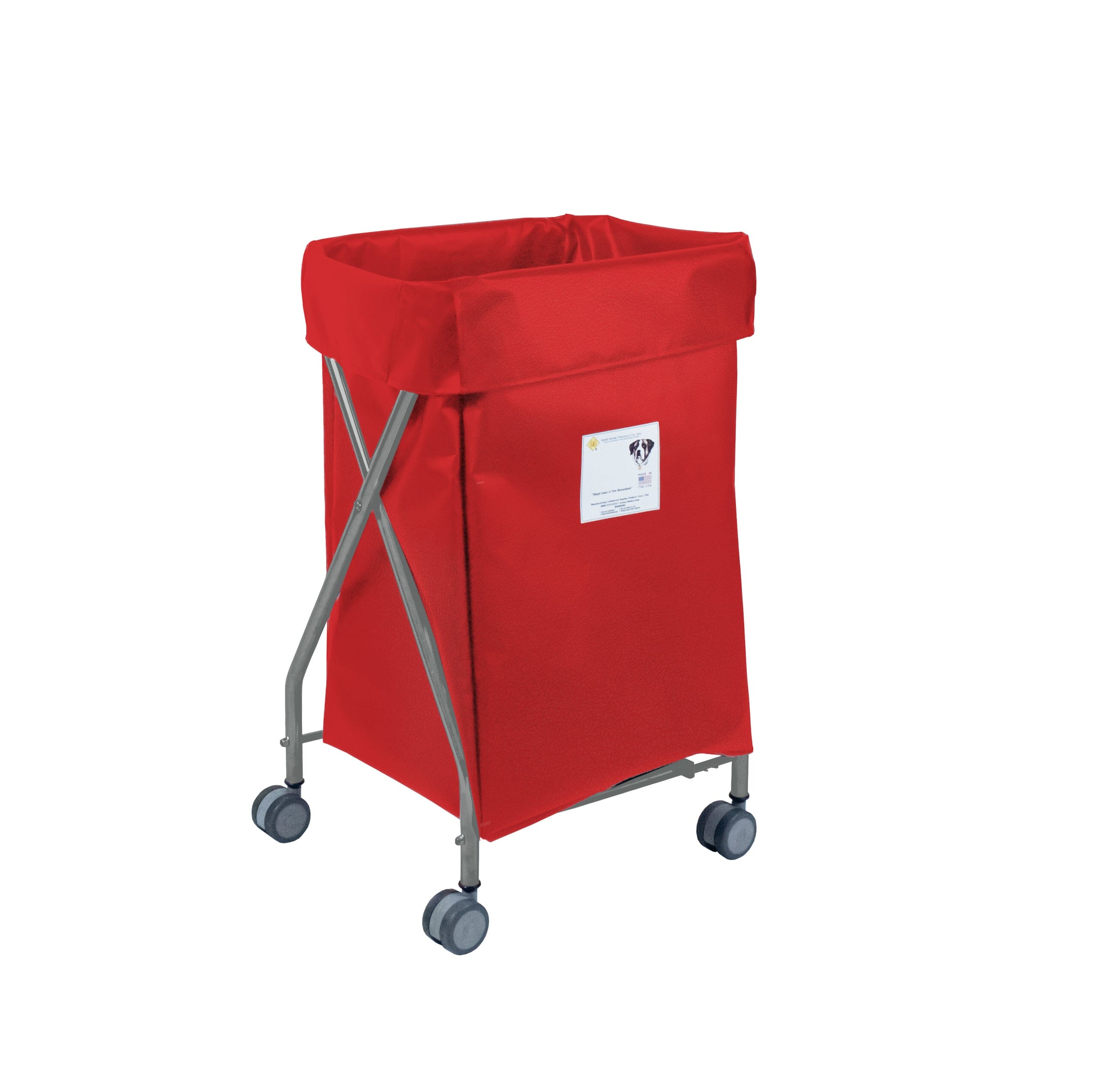 Wide Collapsible Laundry Hamper with Vinyl Bag - 6 Bushel Capacity for Clothes Storage - Perfect for Bedroom, Closet & Laundry Room Organization