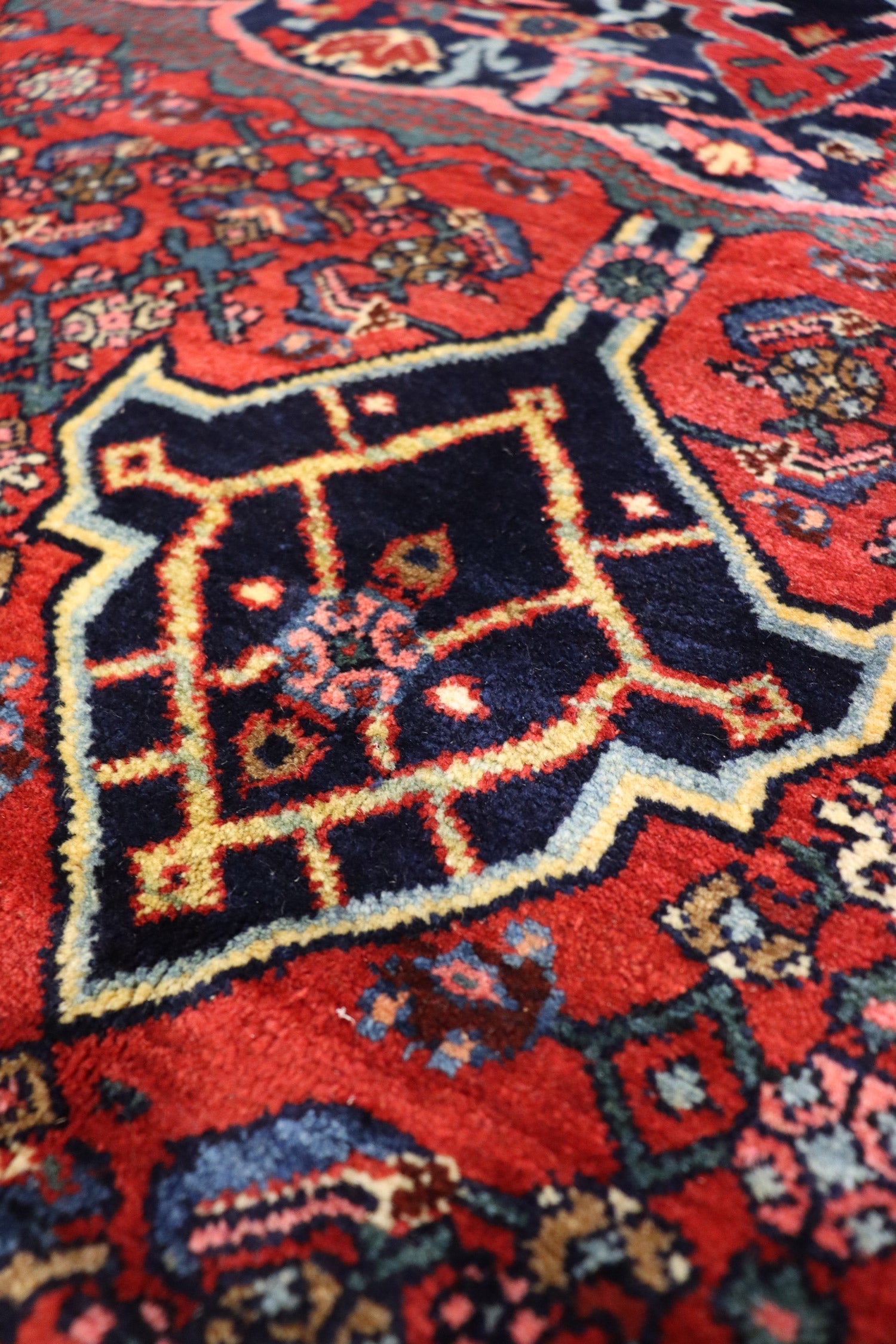 Handwoven Antique Bijar Tribal Rug - Traditional Persian Carpet for Home Decor, Living Room, Bedroom - J67822