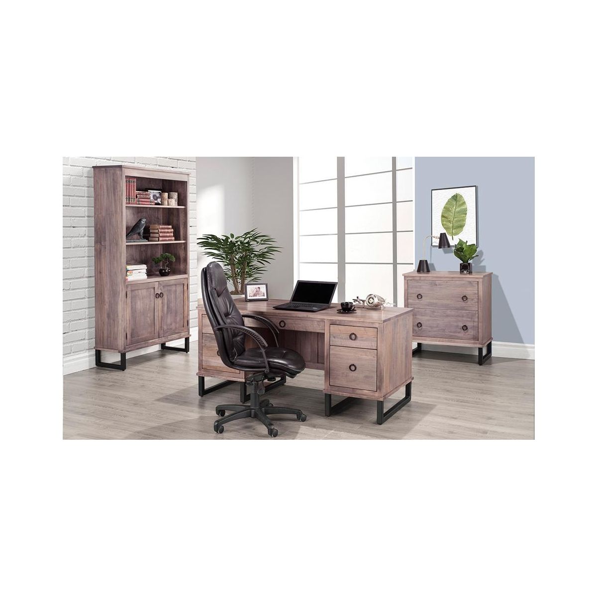 Metal File Cabinet with Lock - 2 Drawer Office Storage for Documents & Folders - Perfect for Home, Office, or School Organization