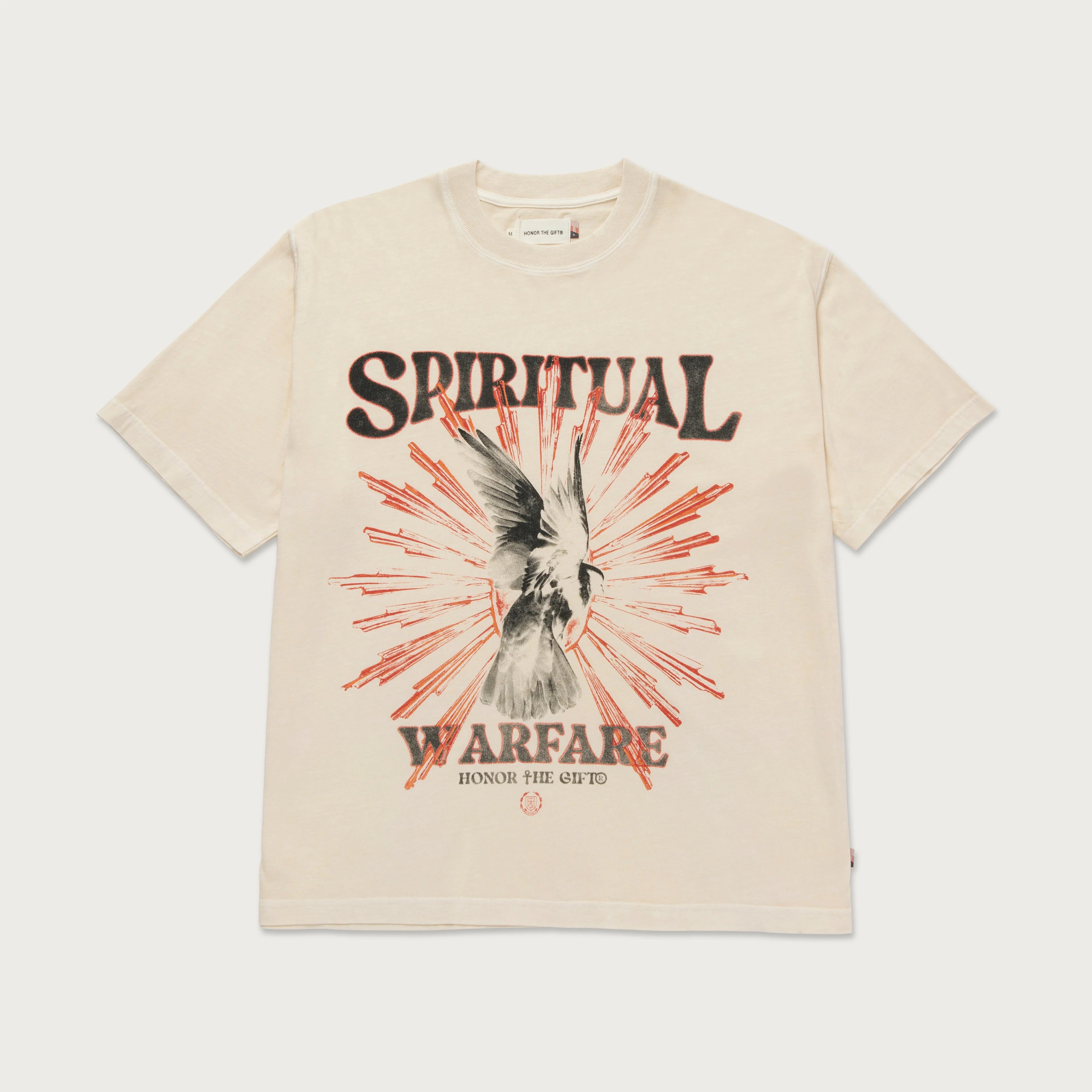 Honor the Gift Spiritual Conflict T-Shirt - Premium Quality Bone Print Design for Men & Women - Perfect for Casual Wear, Street Style, and Gift Giving