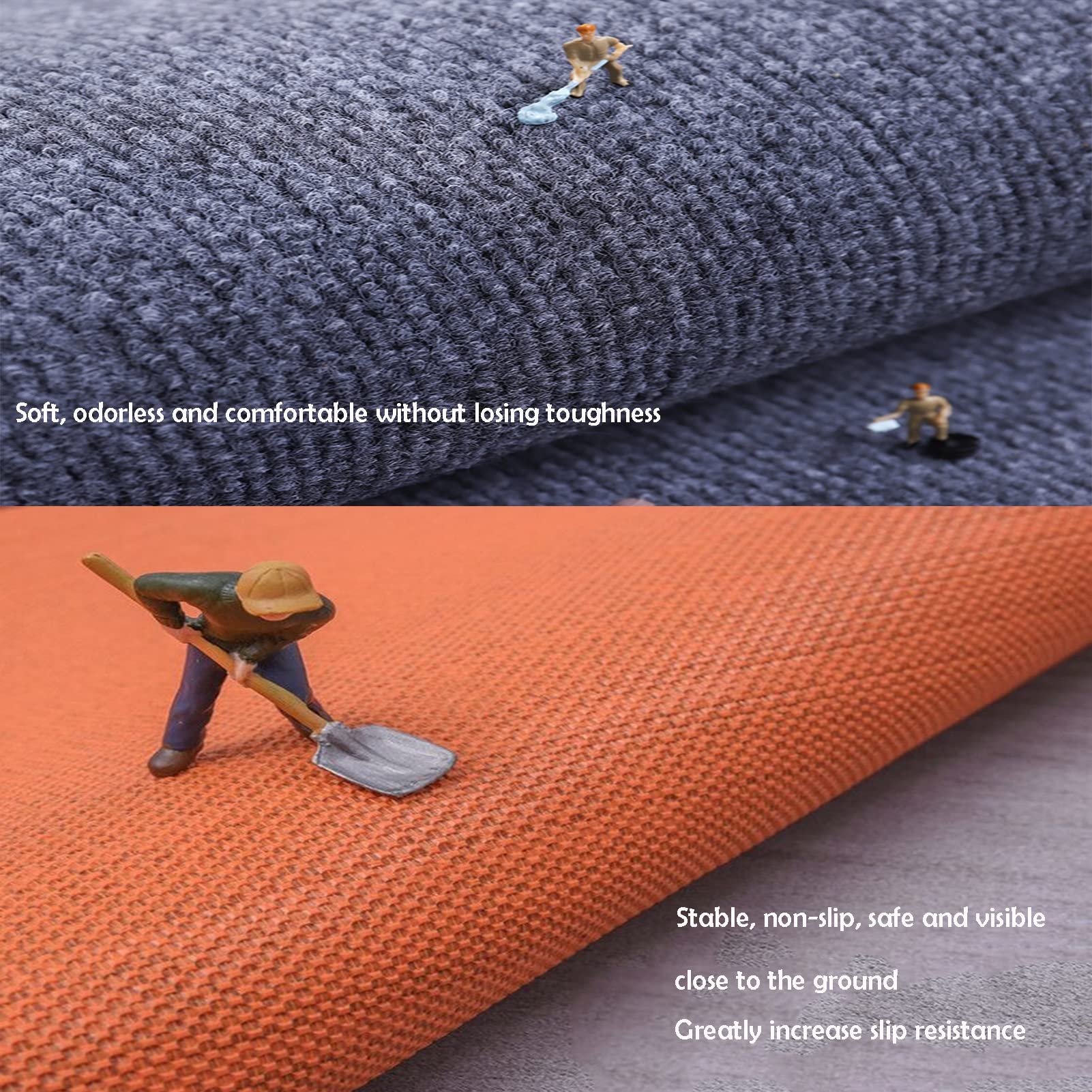 Premium 6mm Thick Hardwood Floor Chair Mat - Round Anti-Slip Office Chair Cushion Protector Rug for Rolling Chairs (Brown, 220cm/86.6in) - Perfect for Home Office, Study Rooms & Workspaces Under Desks
