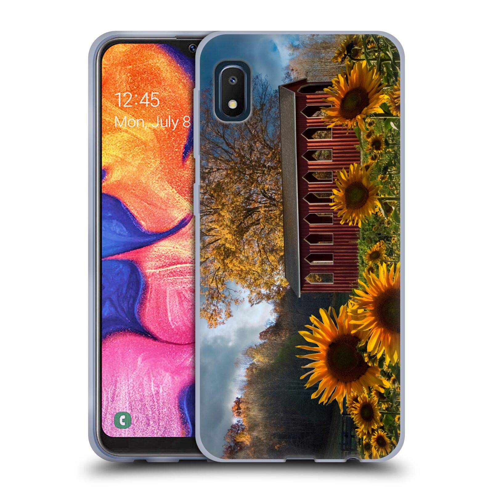 Head Case Designs Officially Licensed Samsung Galaxy A10e Case - Summer Sunflowers Floral Soft Gel Phone Cover for Women & Girls, Perfect for Outdoor Picnics, Beach Days & Vacation Travel
