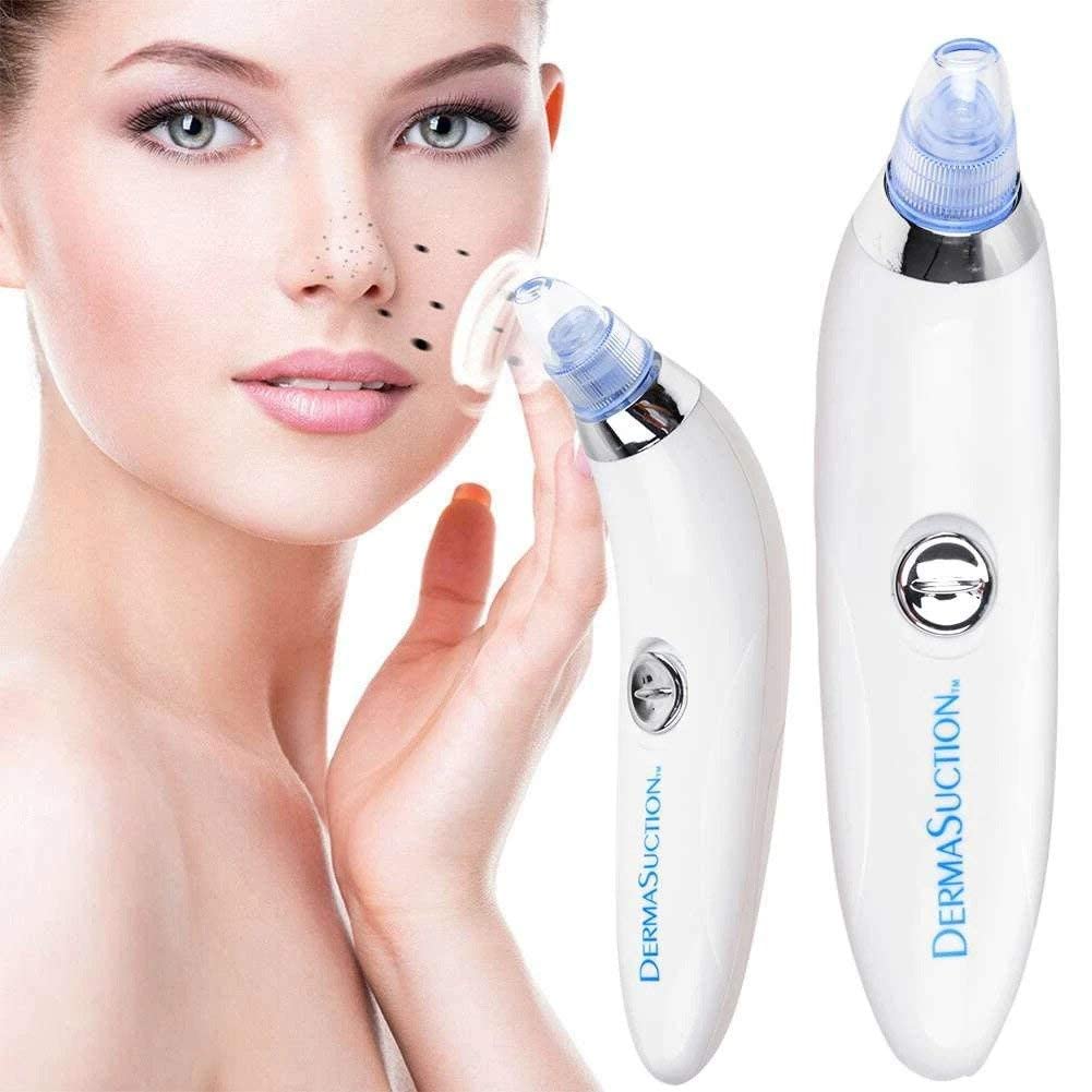 Vyoma Professional Acne Pore Cleaner & Blackhead Remover Kit - Skin Care Vacuum Tool for Pimple & Blemish Removal - Perfect for Home Spa & Facial Care (Blue)