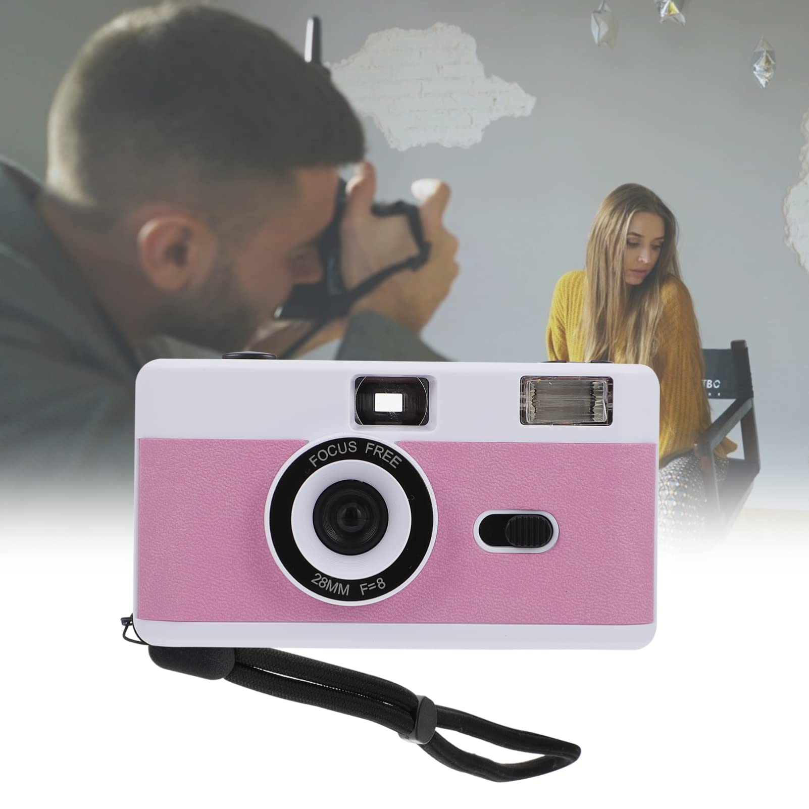 Vintage 35mm Film Camera - Retro Reusable Film Camera with ABS Body, No Battery Needed for Classic Photography | Perfect for Travel, Parties & Vintage Style Photography