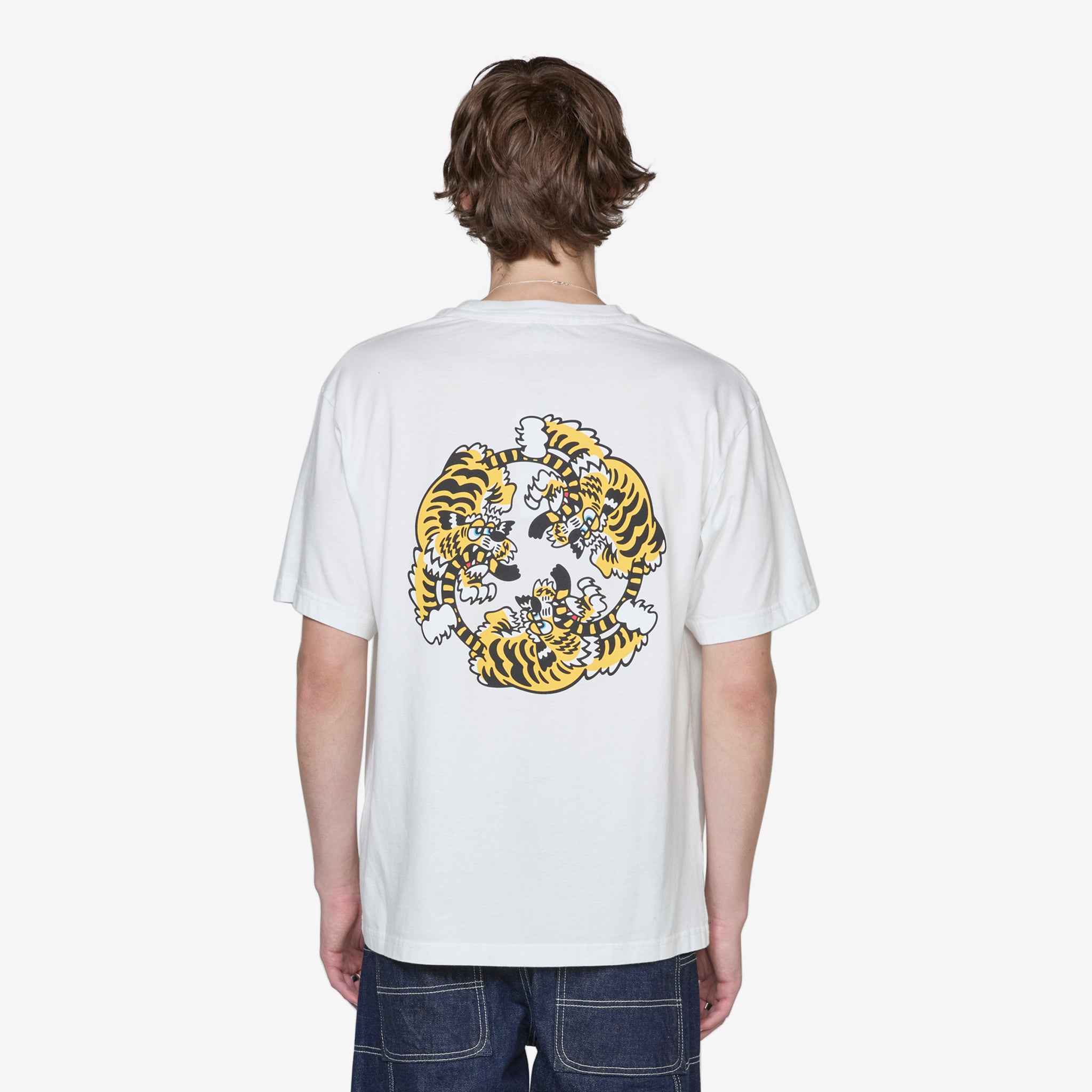 KENZO VERDY MARKET Oversized T-Shirt in Off White | Streetwear Fashion for Men & Women | Perfect for Casual Outfits, Concerts, and Urban Style