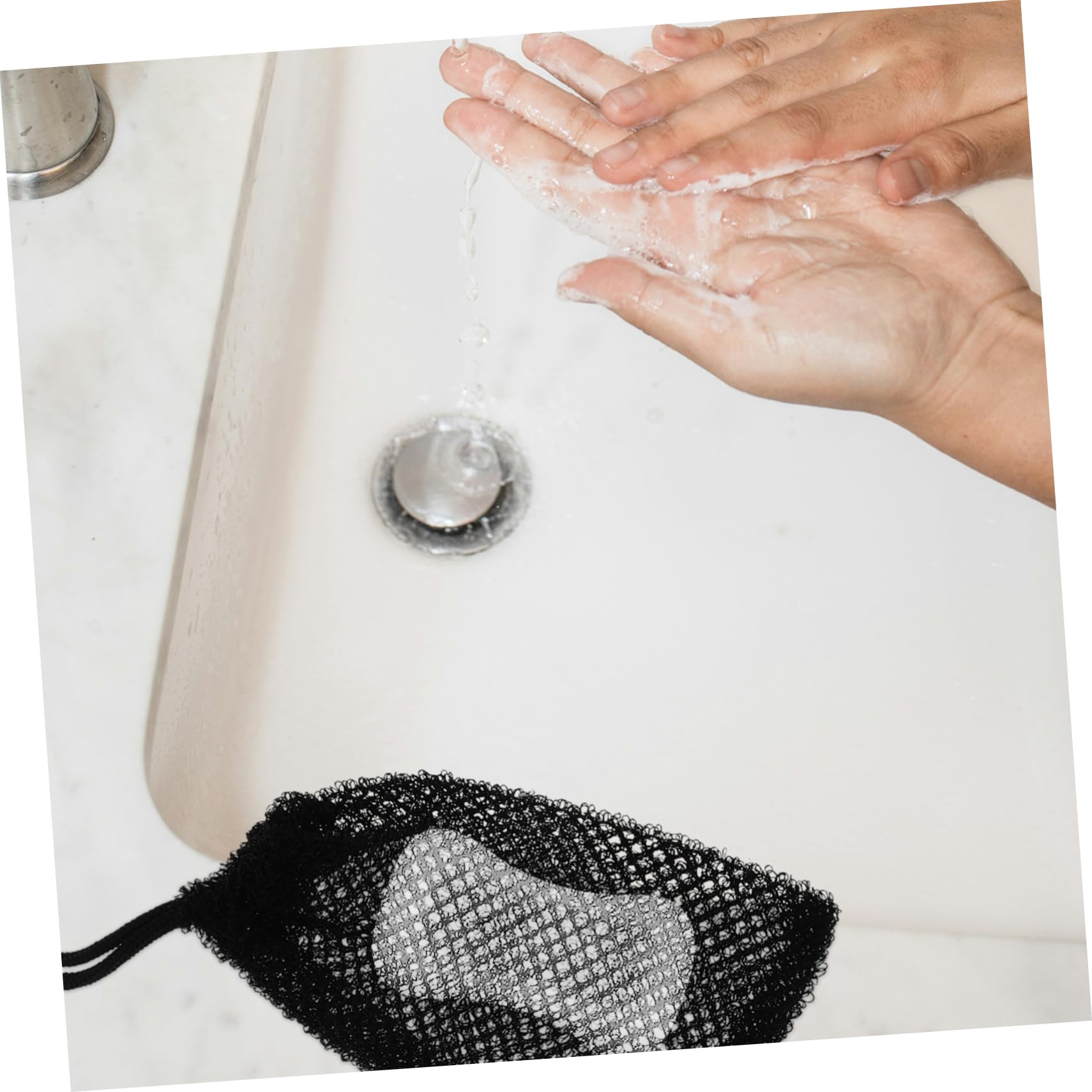 iPetboom 2-Pack Exfoliating Soap Pouch Net - Gentle Face & Body Scrub, Hanging Lanyard for Shower, Bath & Travel | Soap Saver Bag for Men & Women