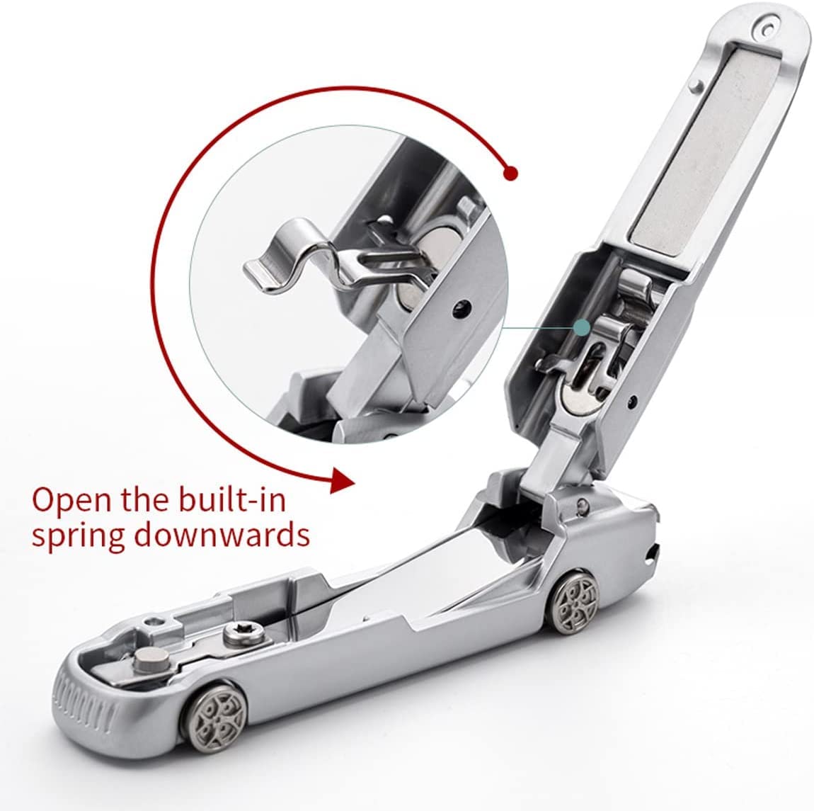 Premium Stainless Steel Nail Clipper with Catcher - No Splash Trimmer for Home & Travel (Silver)
