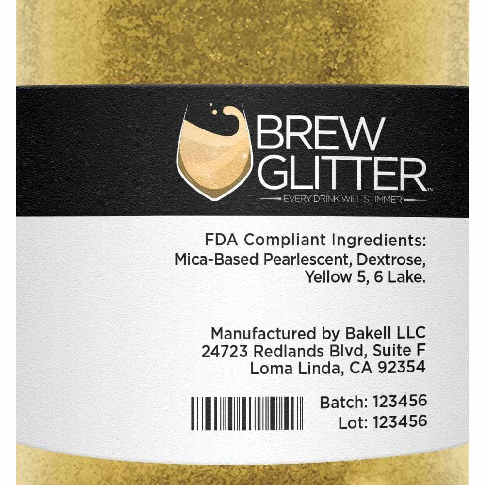 Christmas Collection Brew Glitter Combo Pack A (4 PC SET) - 50 Gram Jar - Perfect for Holiday Crafts, DIY Projects & Festive Decorations
