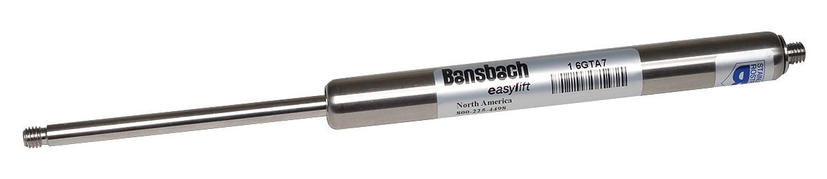 Stainless Steel Gas Spring 30lbs Force - Heavy Duty Lift Support for Automotive, Furniture, and Industrial Applications