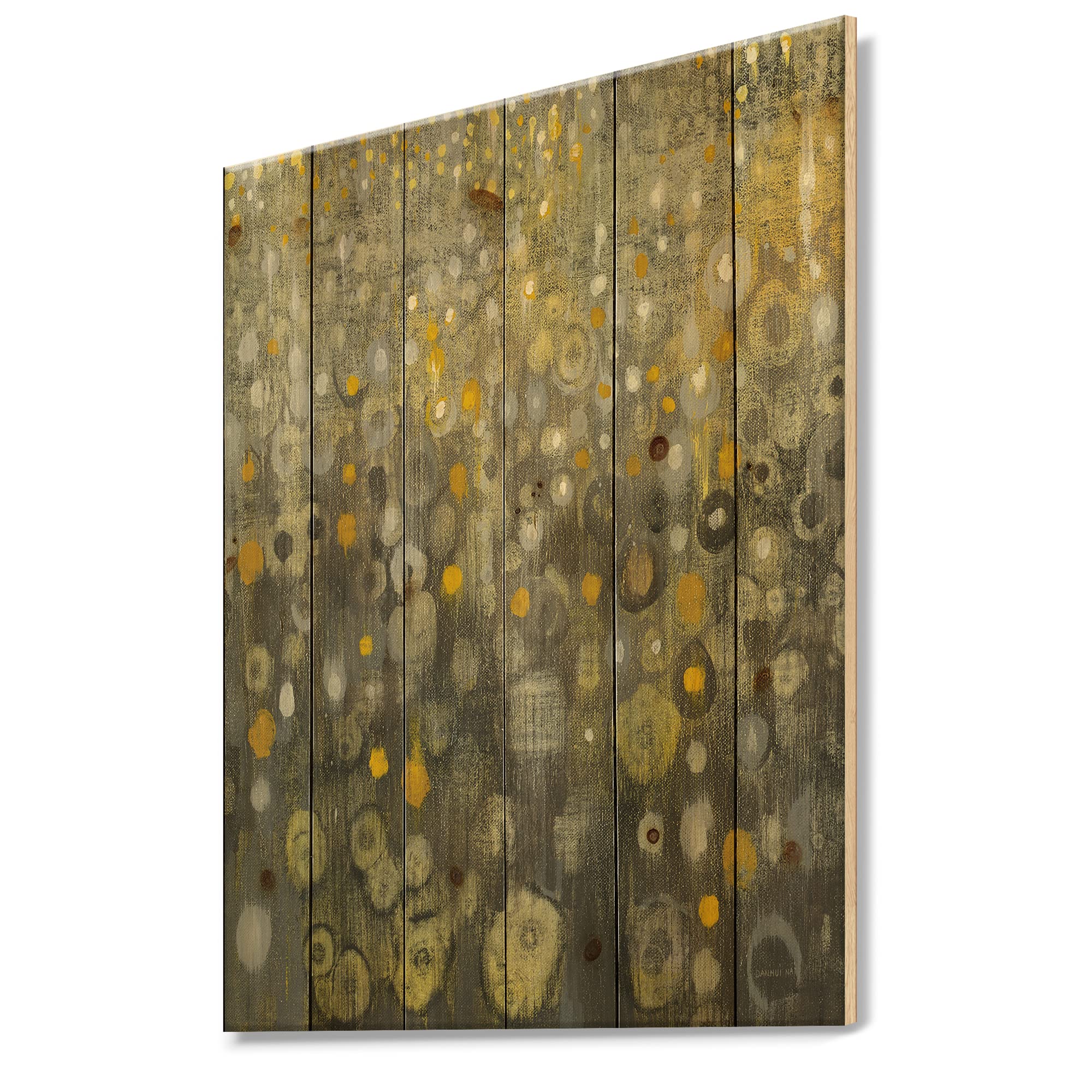Modern Abstract Rain Wood Wall Art - Grey Contemporary Wooden Wall Decor, Large Pine Wood Wall Panels with Nature-Inspired Design for Living Room, Bedroom & Office Decor