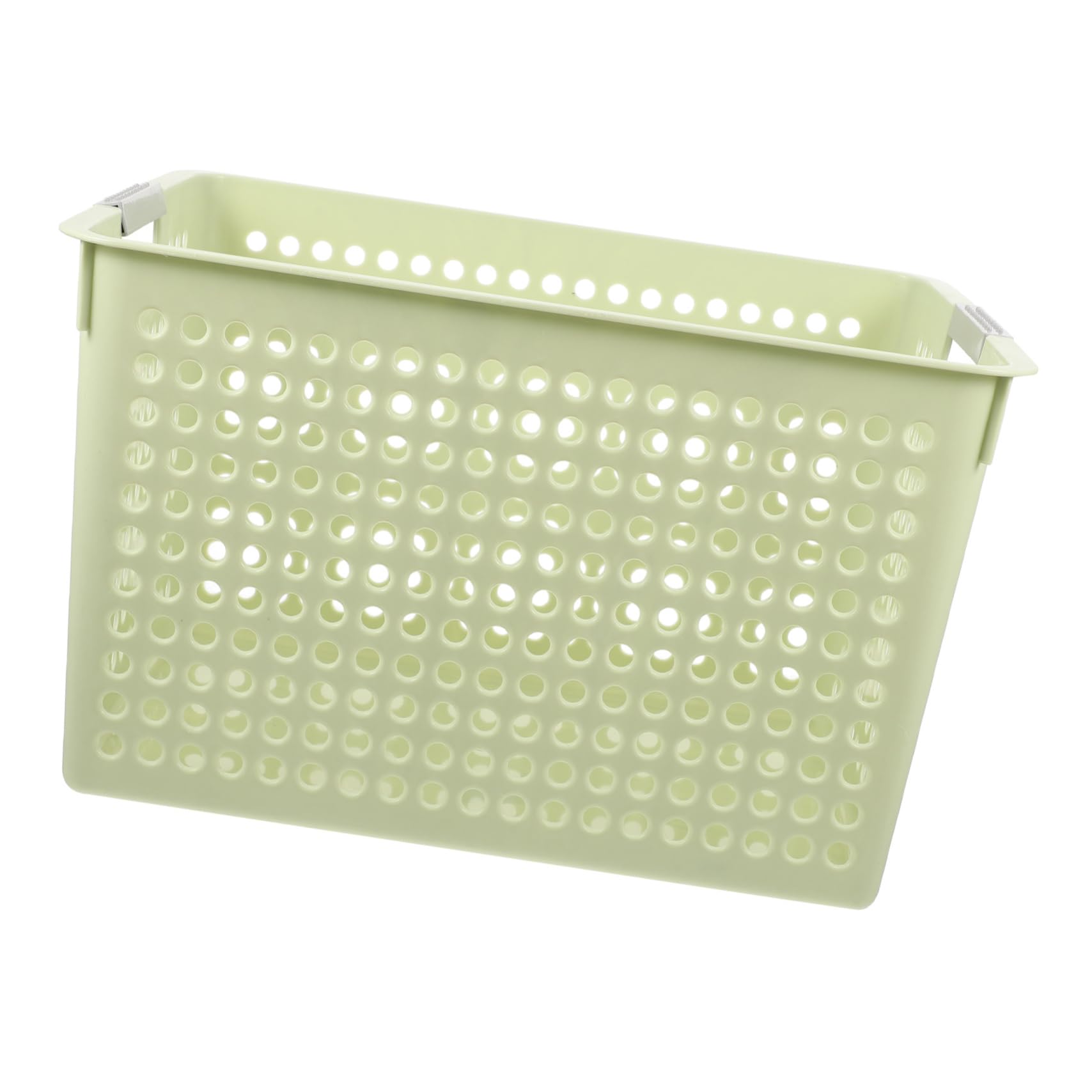Plastic Storage Basket with Handle - Laundry Organizer, Baby Bath Towel Holder, Desktop Shelf Organizer - Durable PP Material for Home, Office & Bathroom Use