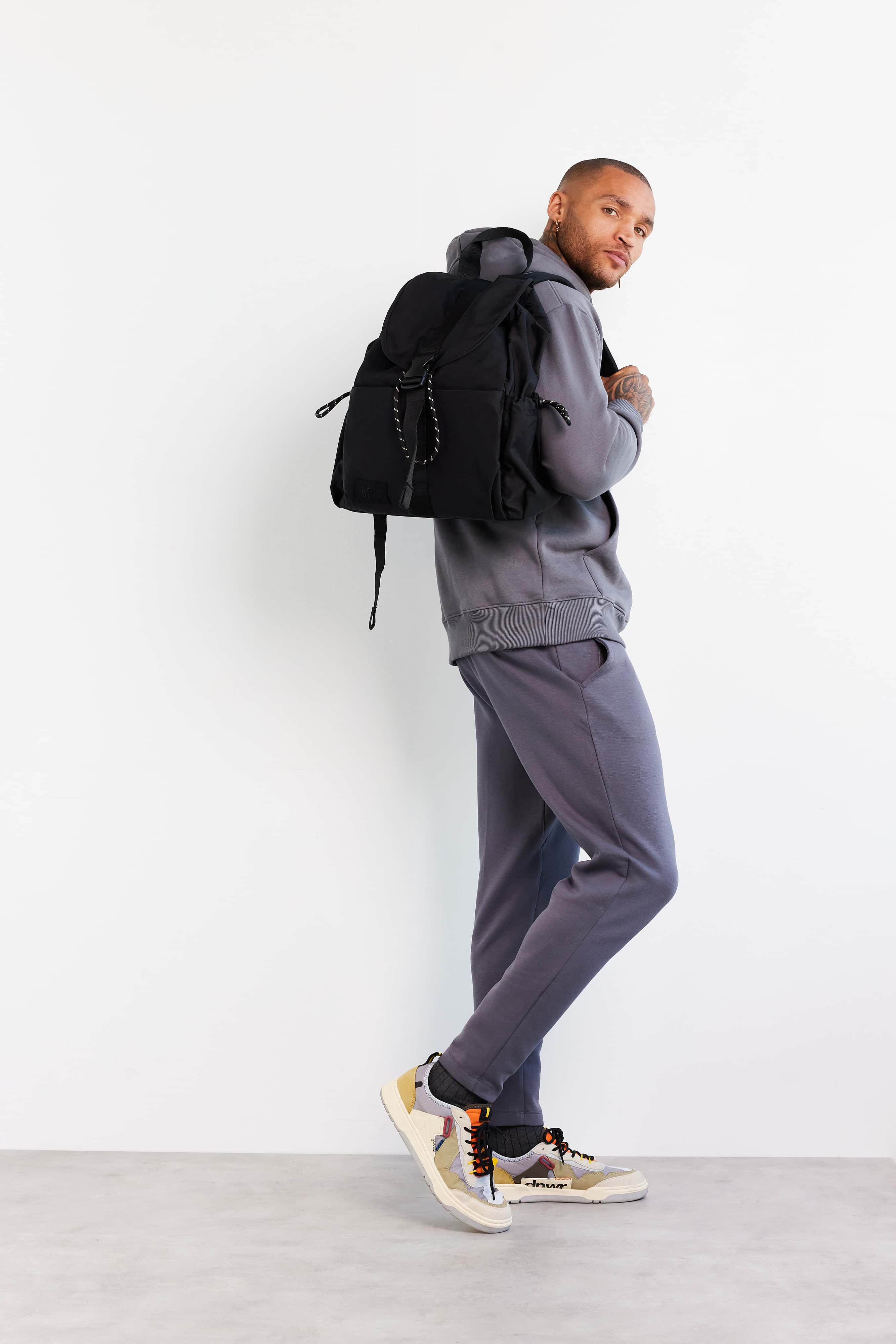 Premium Black Sport Backpack for Gym, Hiking & Travel - Durable Water-Resistant Athletic Backpack with USB Charging Port