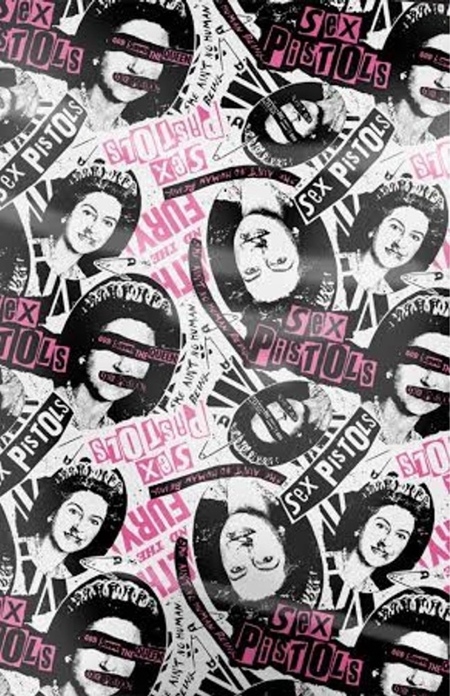 Sex Pistols No Fun Tube Skirt - Punk Rock Band Graphic Skirt by Sourpuss Clothing | Black & White | Medium Size | Perfect for Concerts, Halloween & Punk Fashion Outfits