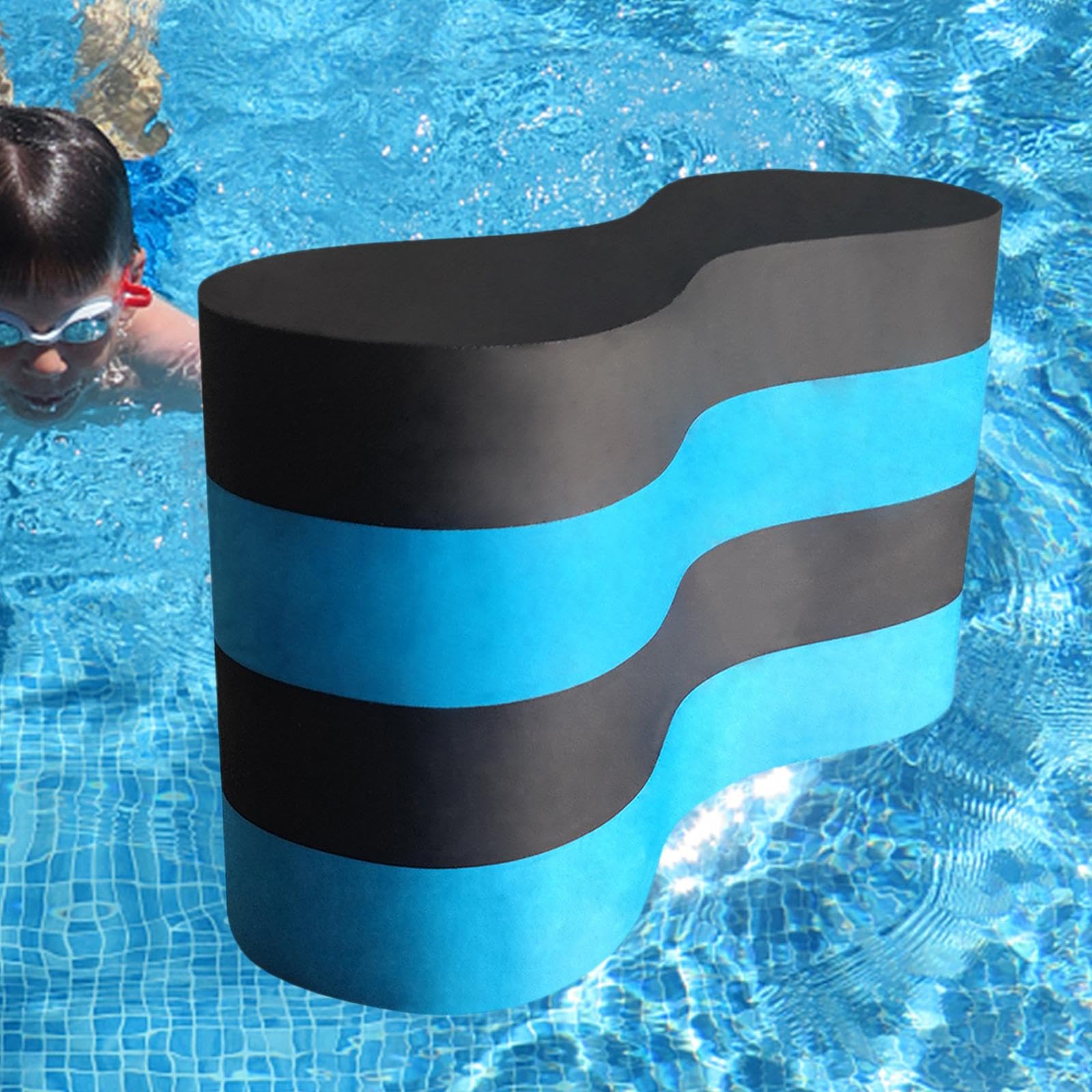 Dynwave Pull Buoy Swim Training Float - High Buoyancy Foam Leg & Hip Support for Adults & Kids - Perfect for Swim Stroke Training, Water Aerobics & Pool Workouts